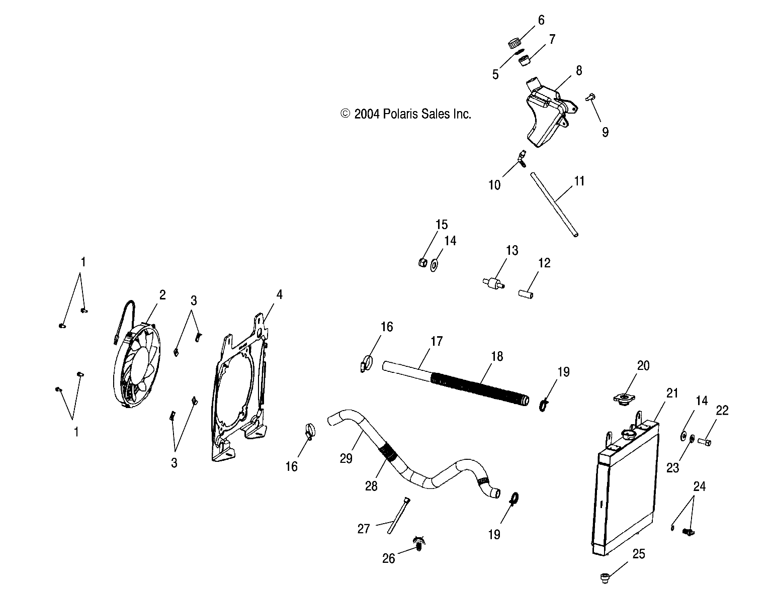 COOLING SYSTEM - A05BG50AA/FA (4994789478A07)