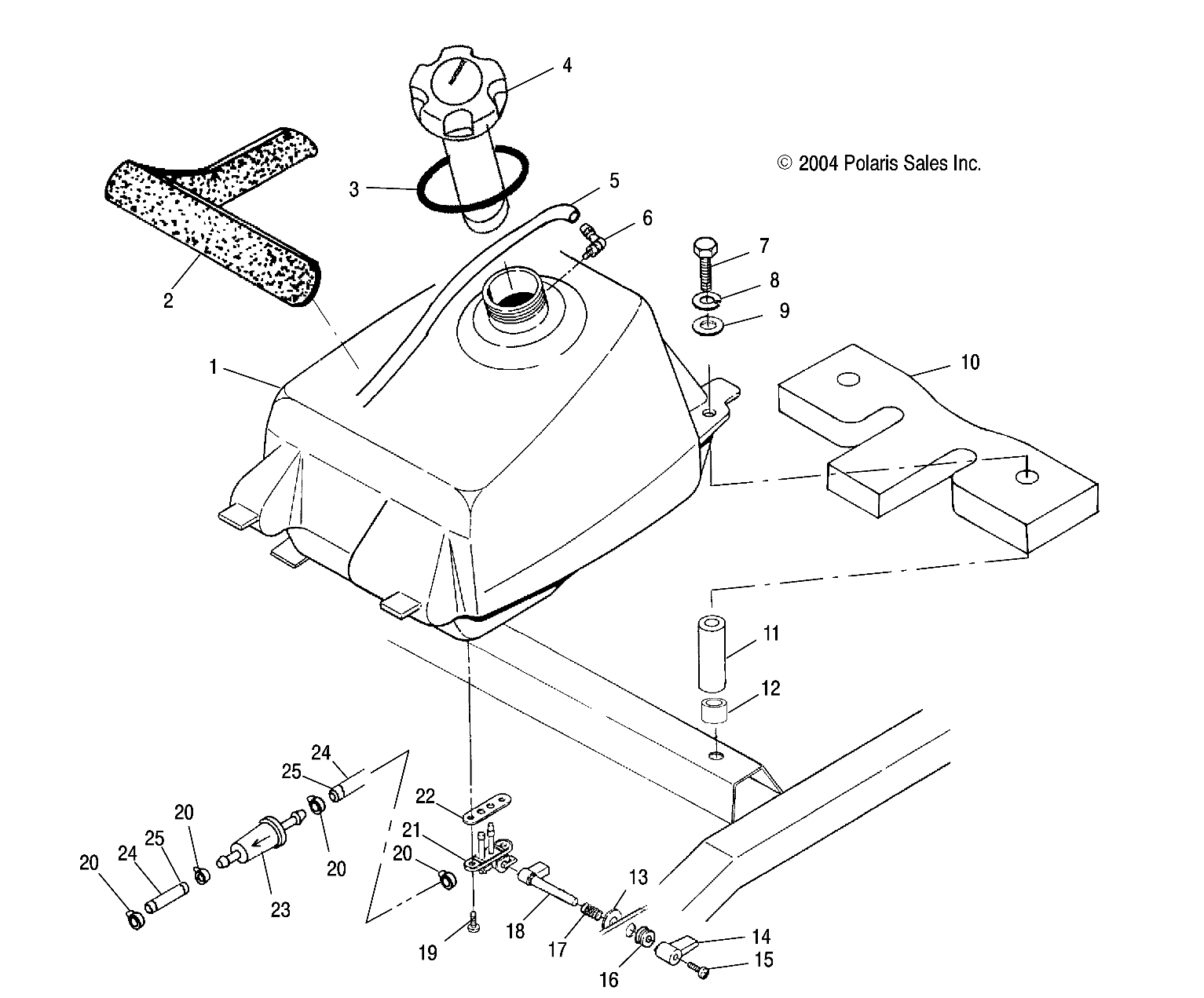 FUEL TANK - A04BG50AA/FA (4994789478A12)