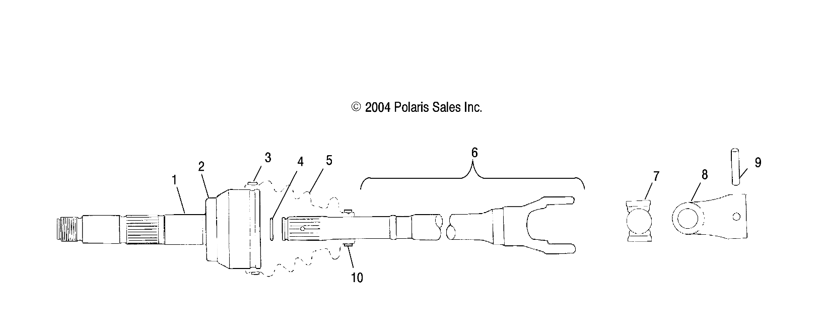 DRIVE SHAFT - A05BG50AA/FA (4994789478B02)