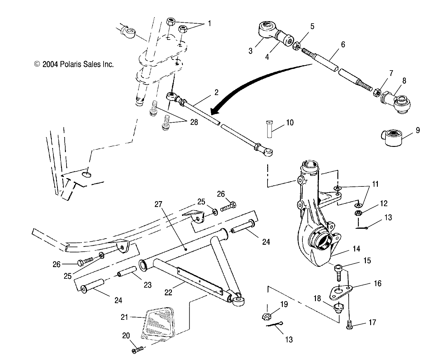 A-ARM/STRUT MOUNTING - A05BG50AA/FA (4994789478B04)