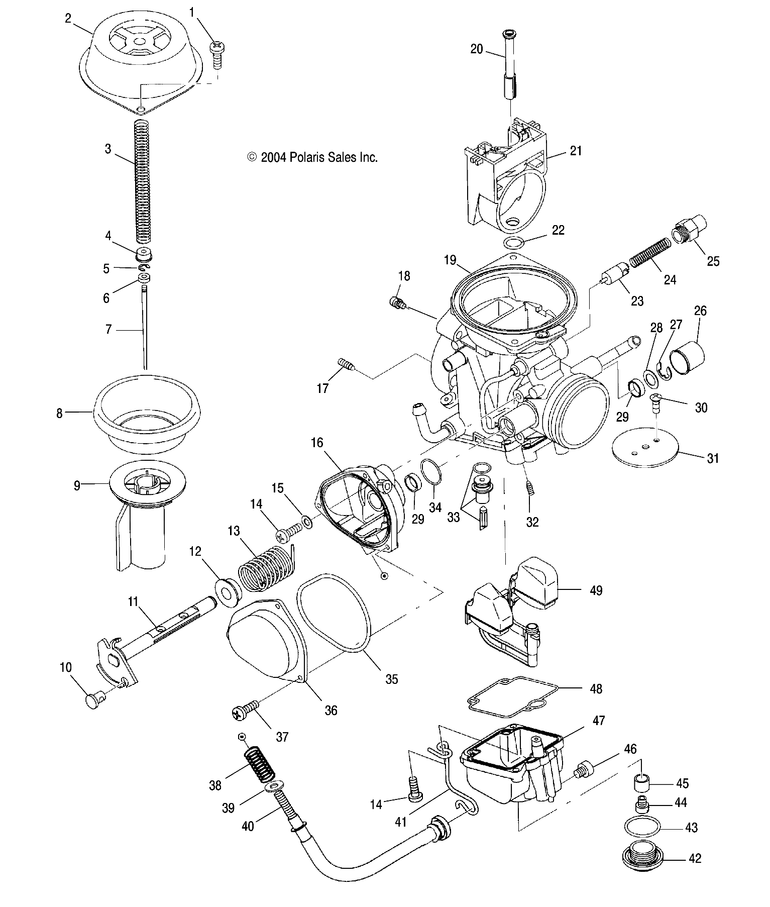 CARBURETOR - A04BG50AA/FA (4994789478D01)