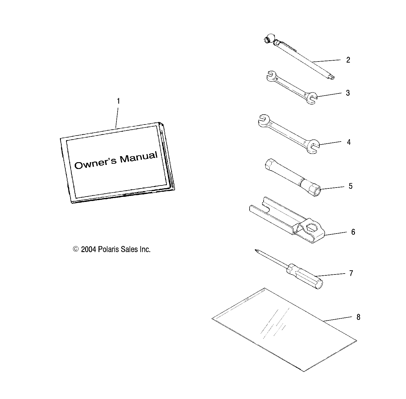 TOOL KIT - A04BG50AA/FA (4994789478D11)