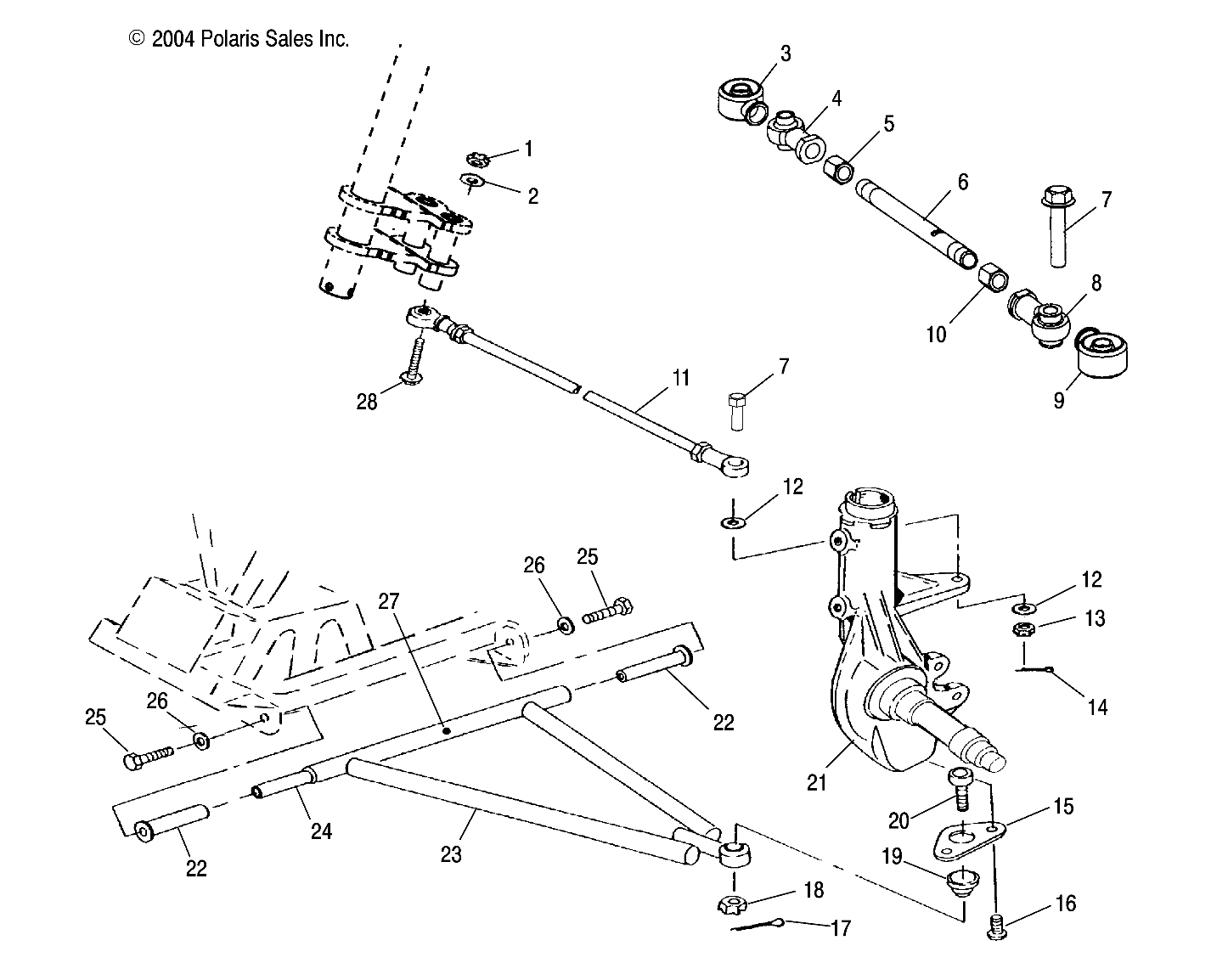 A-ARM/STRUT MOUNTING - A04CA32AA/AB/FA (4994839483B07)