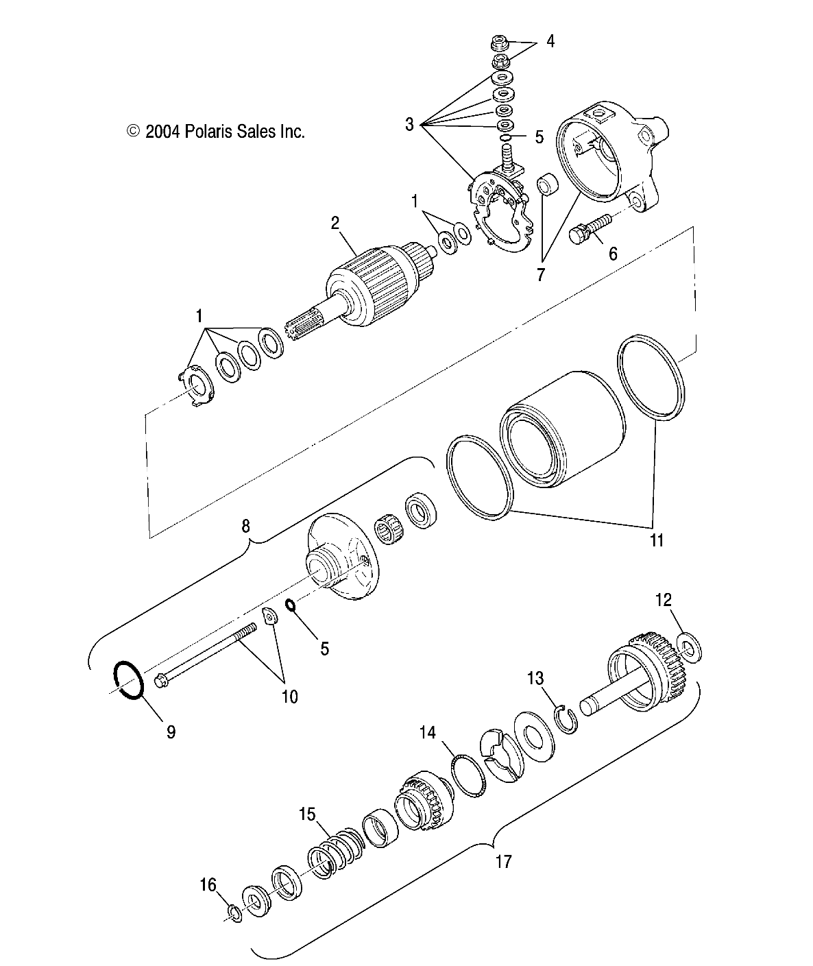 STARTING MOTOR - A04CB32AA/FC (4994839483D01)