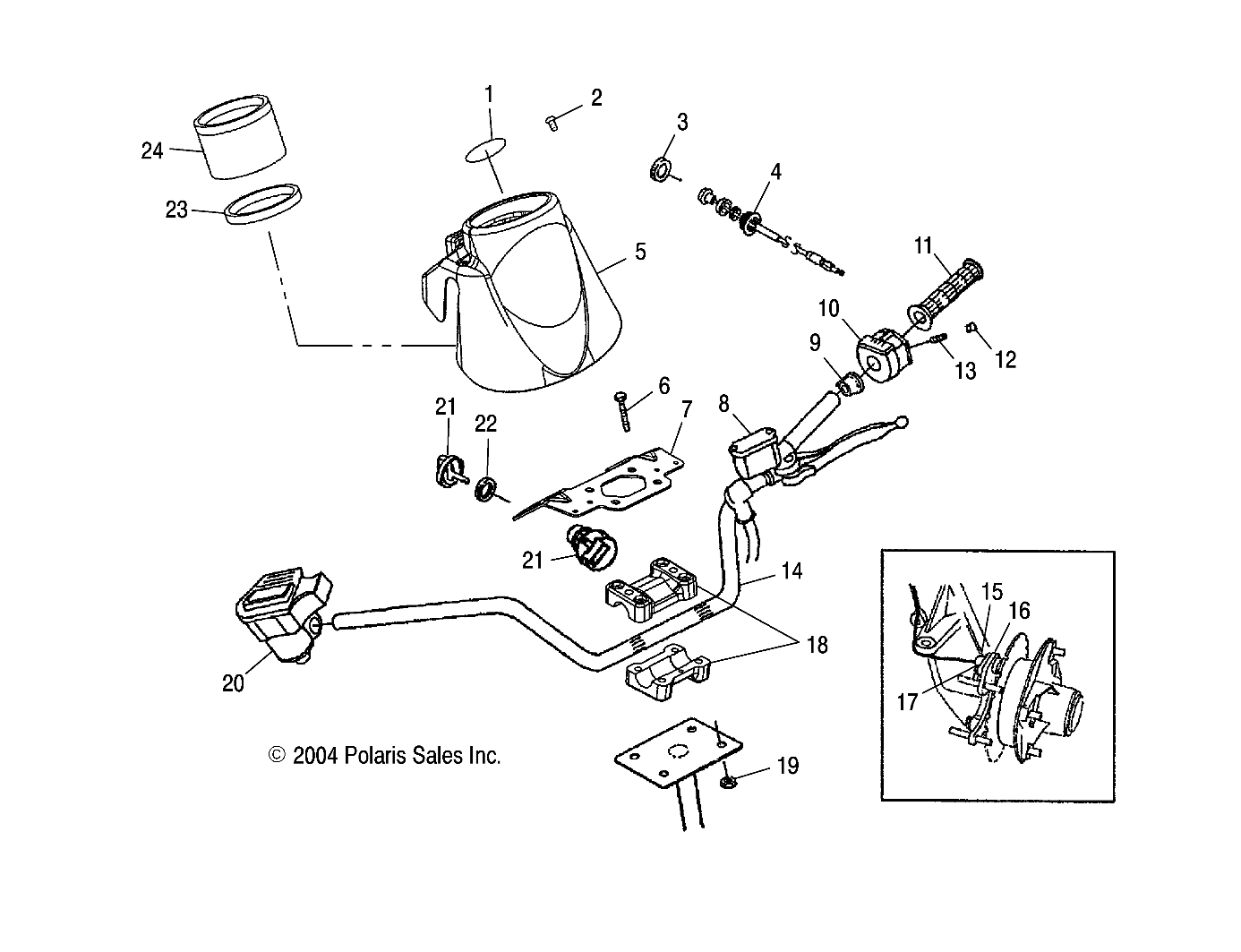 HANDLEBAR - A05CD32AA/AB/AC (4994909490B13)