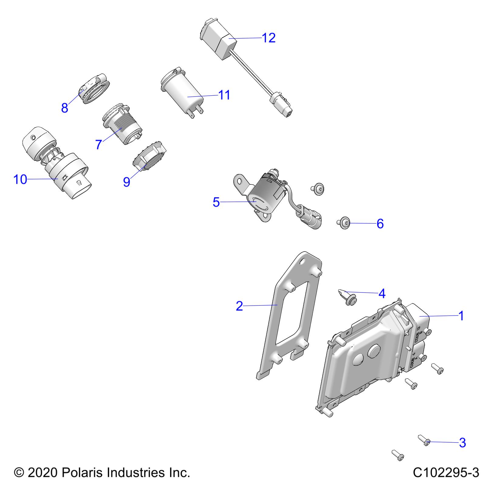 ELECTRICAL, SWITCHES, SENSORS and ECM - A21SHY57AL/BL/Z57AD/BD (C102295-3)