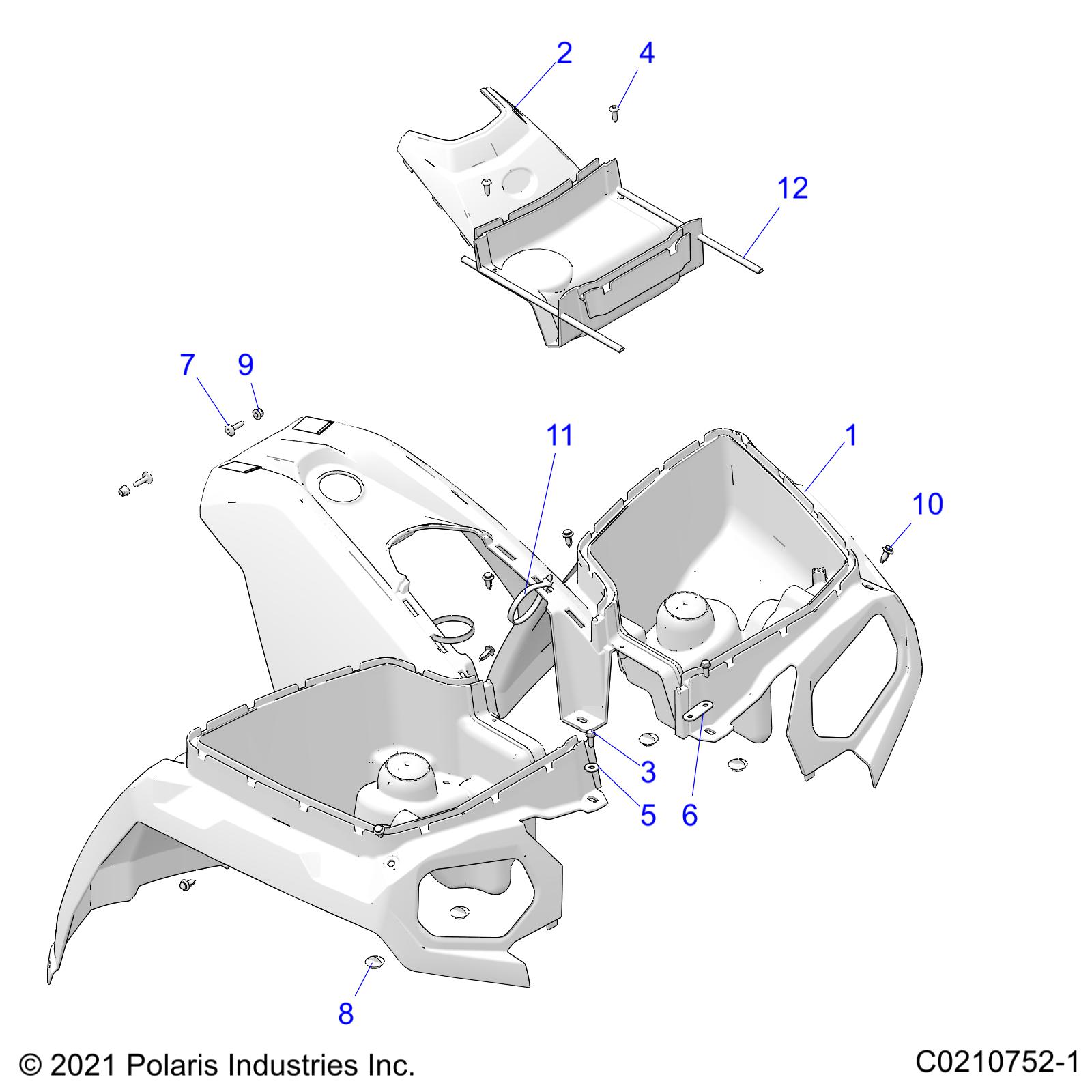 BODY, FRONT CAB - A22SJE57AX/BX (C0210752-1)