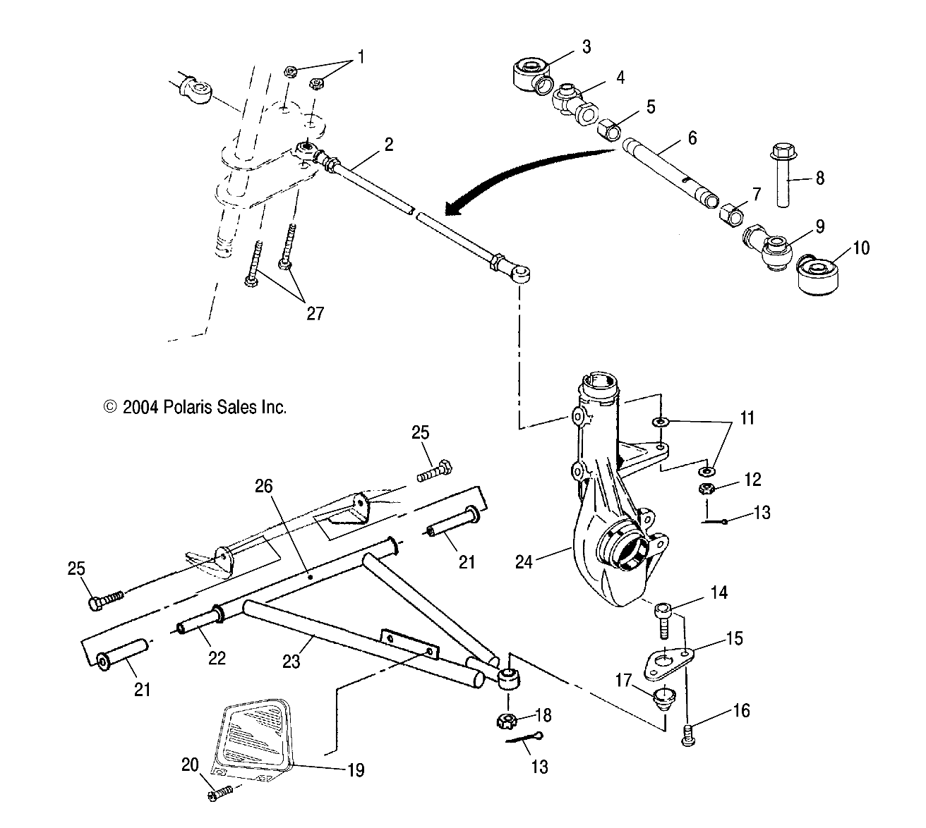 A-ARM/STRUT MOUNTING - A05CL50AA (4995019501B05)