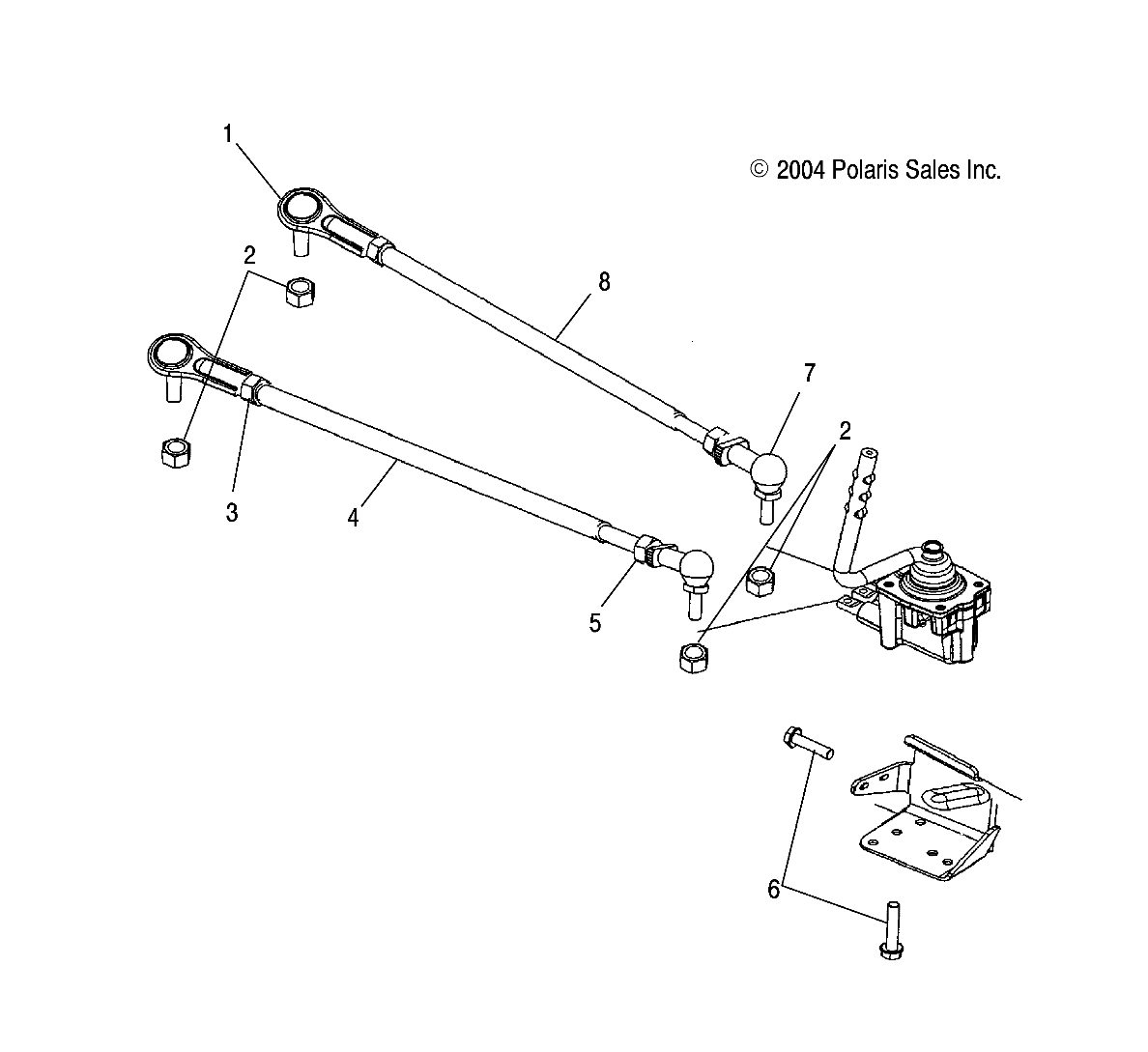 GEARCASE SELECTOR MOUNTING - A05CL50AA (4995019501C12)