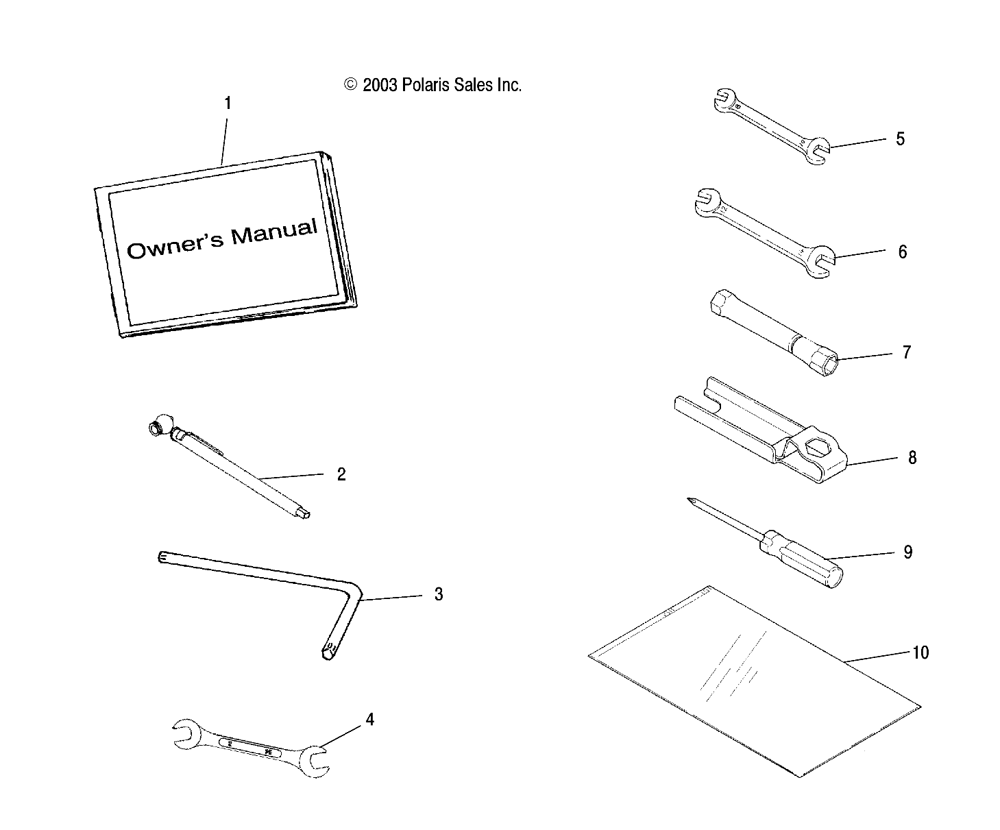 TOOL KIT - A04CL50AA (4995019501E03)