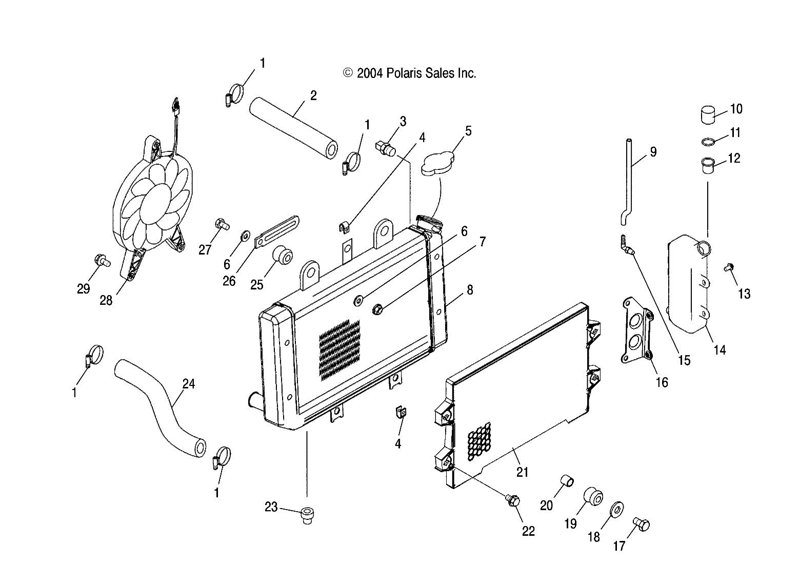 COOLING - A05GJ50AA/AB/AC (4995119511A11)