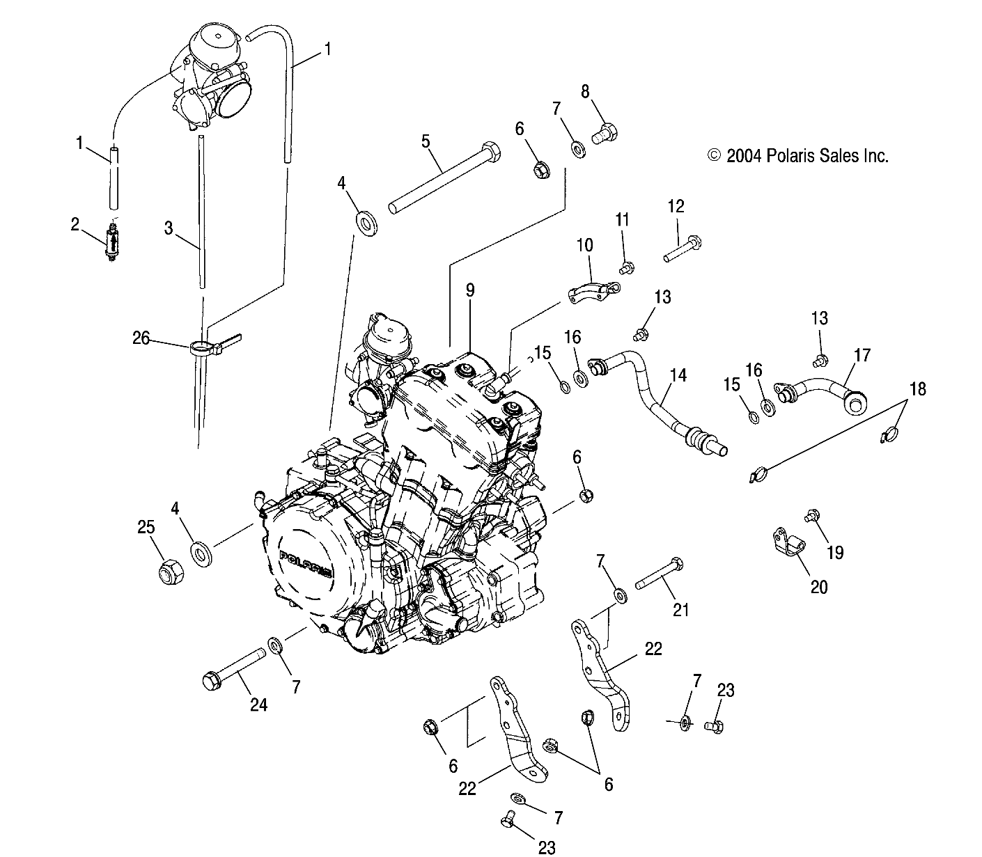 ENGINE MOUNTING - A05GJ50AA/AB/AC (4995119511A13)