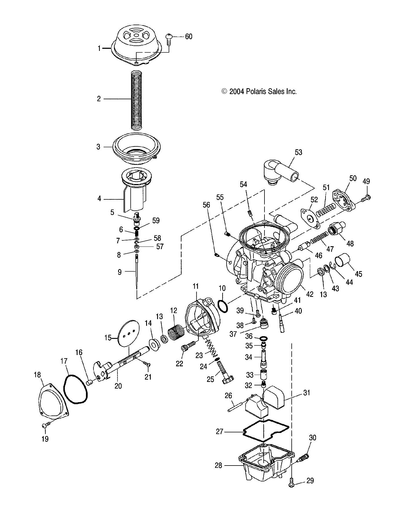 CARBURETOR - A05GJ50AA/AB/AC (4995119511C09)