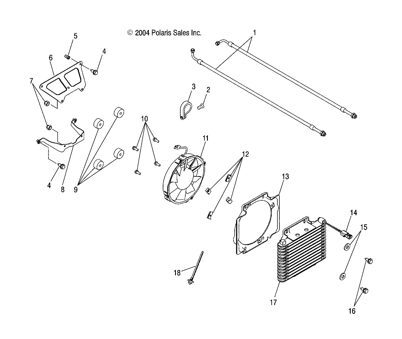 OIL COOLING - A05JD32AA (4995169516A14)