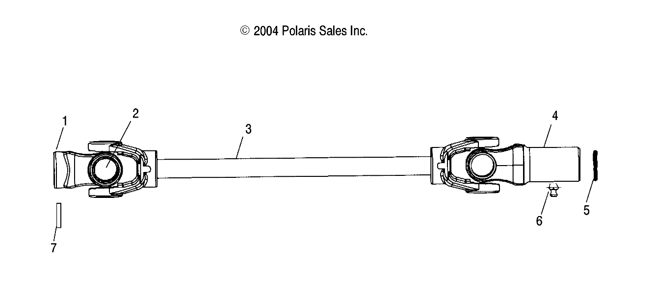 FRONT PROP SHAFT - A05JD32AA (4995169516B08)