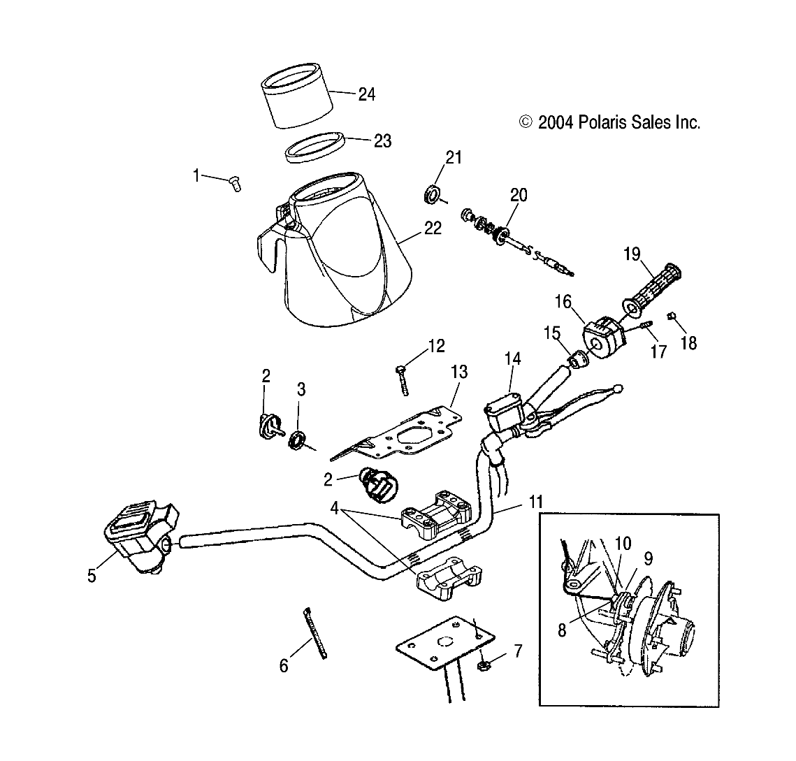 HANDLEBAR - A05JD32AA (4995169516C05)