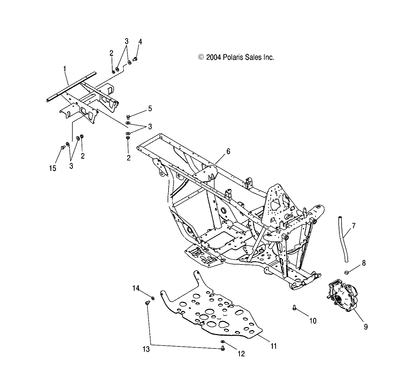 FRAME EXTENSION and MAIN FRAME - A05JD50AA/AB/AC (4995189518A03)