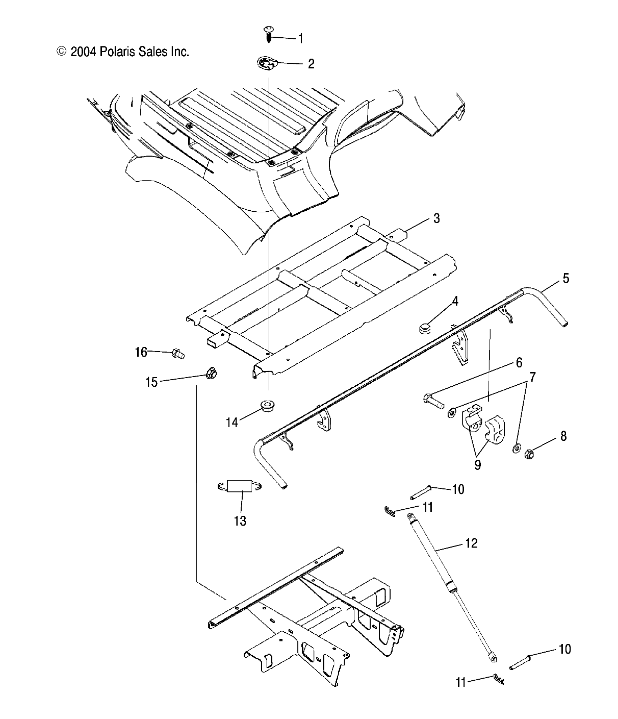 BOX FRAME - A05JD50AA/AB/AC (4995189518A04)