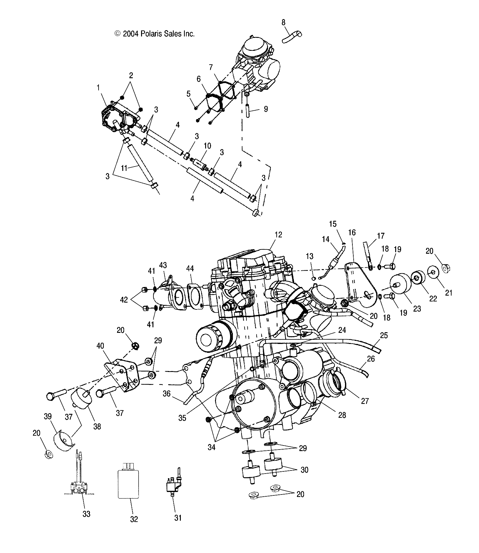 ENGINE MOUNTING - A05JD50AA/AB/AC (4995189518B01)