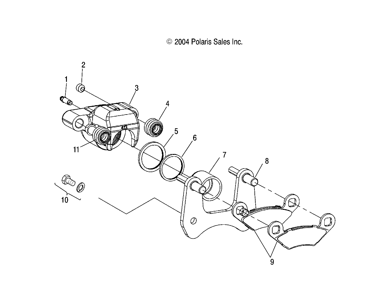 REAR BRAKE - A05JD32EA (4995189518C08)