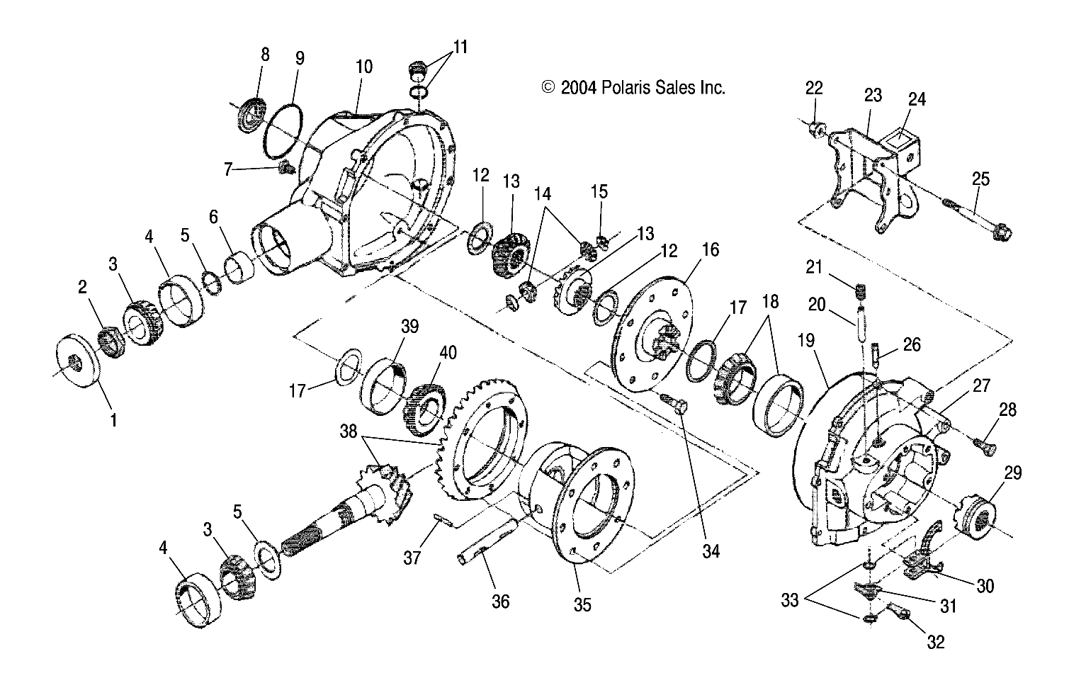 REAR CARRIER - A05JD50AA/AB/AC (4995189518D03)