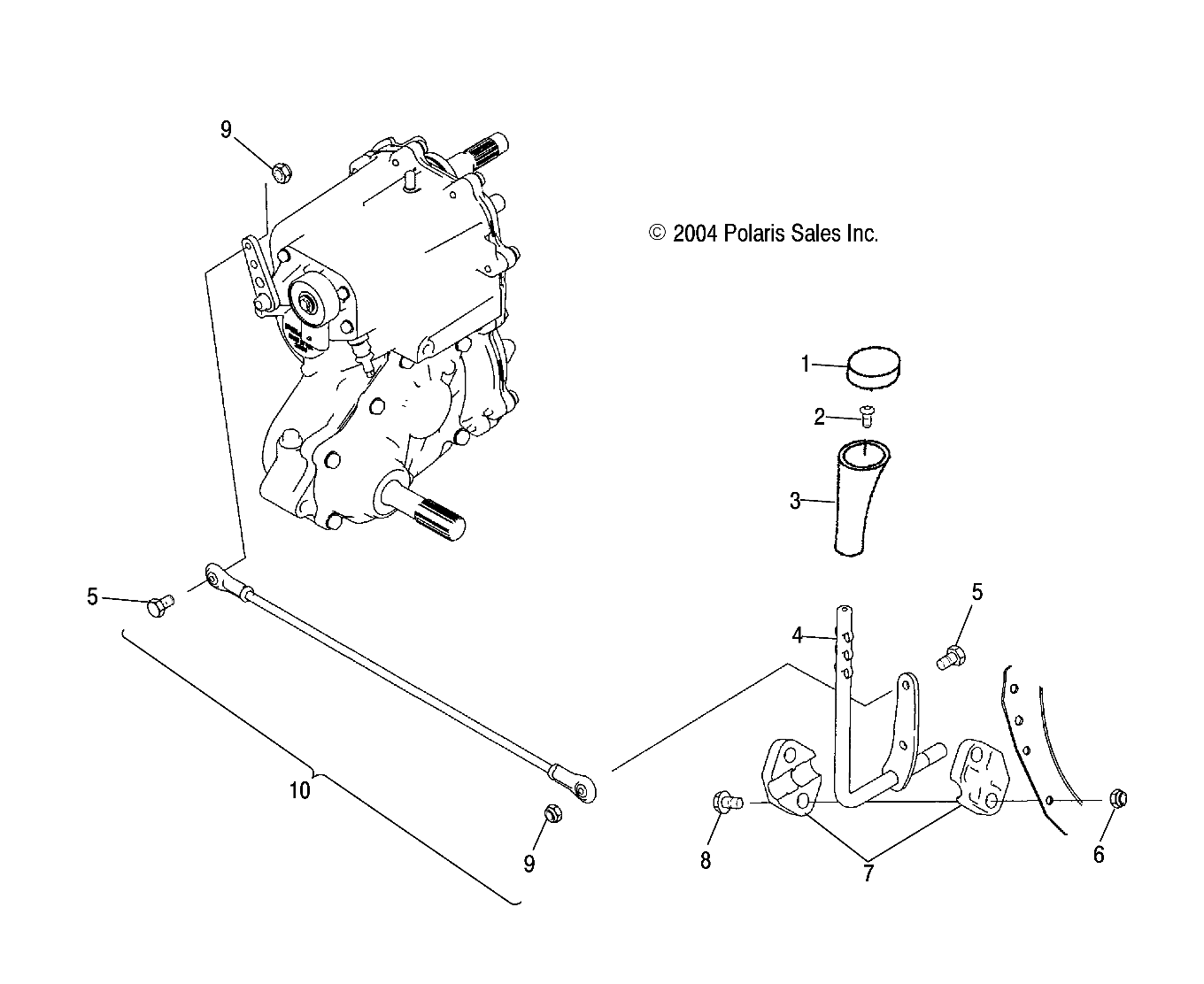 GEAR SELECTOR - A04JD50AA/AB/CA (4995189518D04)