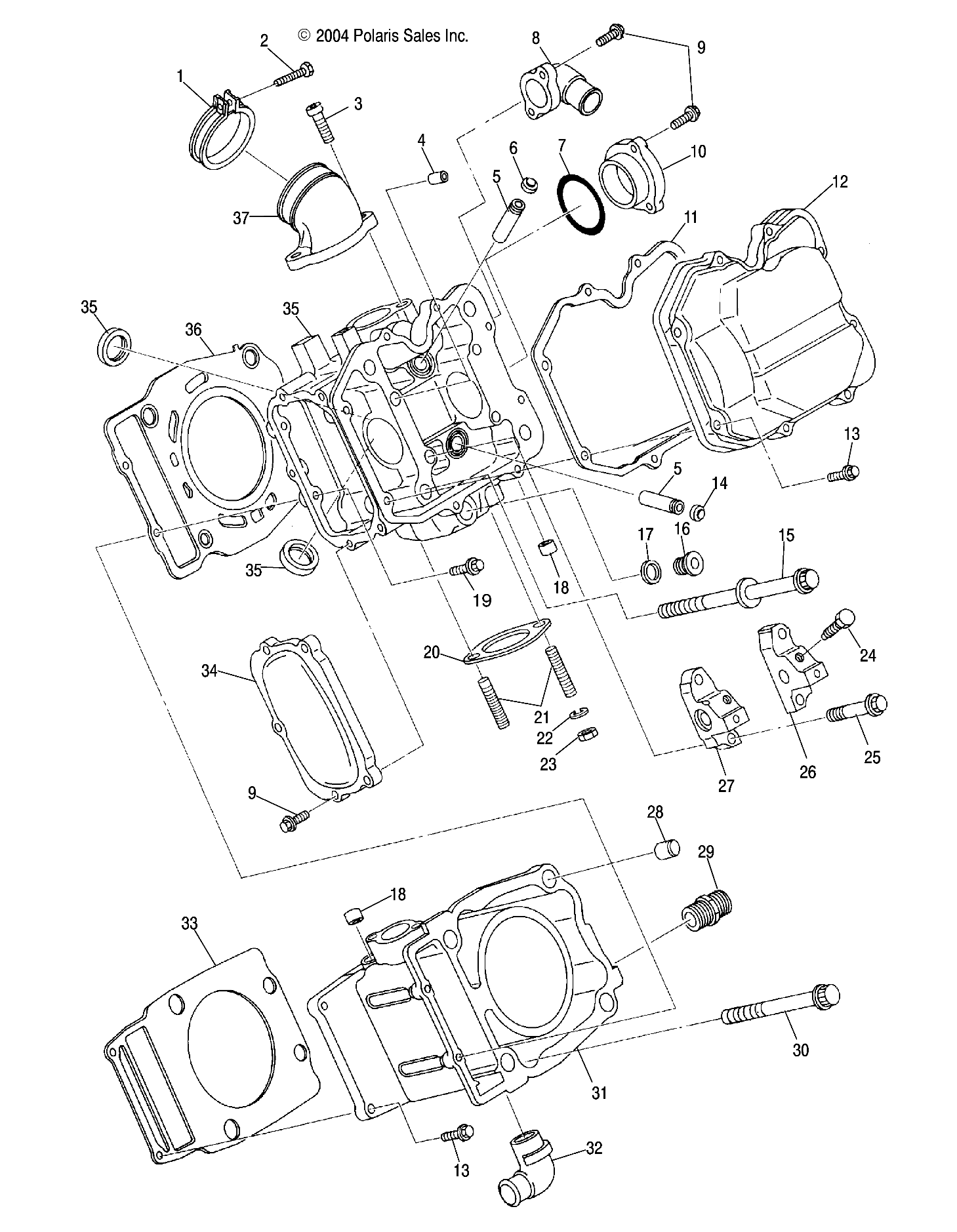 CYLINDER - A05JD50AA/AB/AC (4995189518D09)