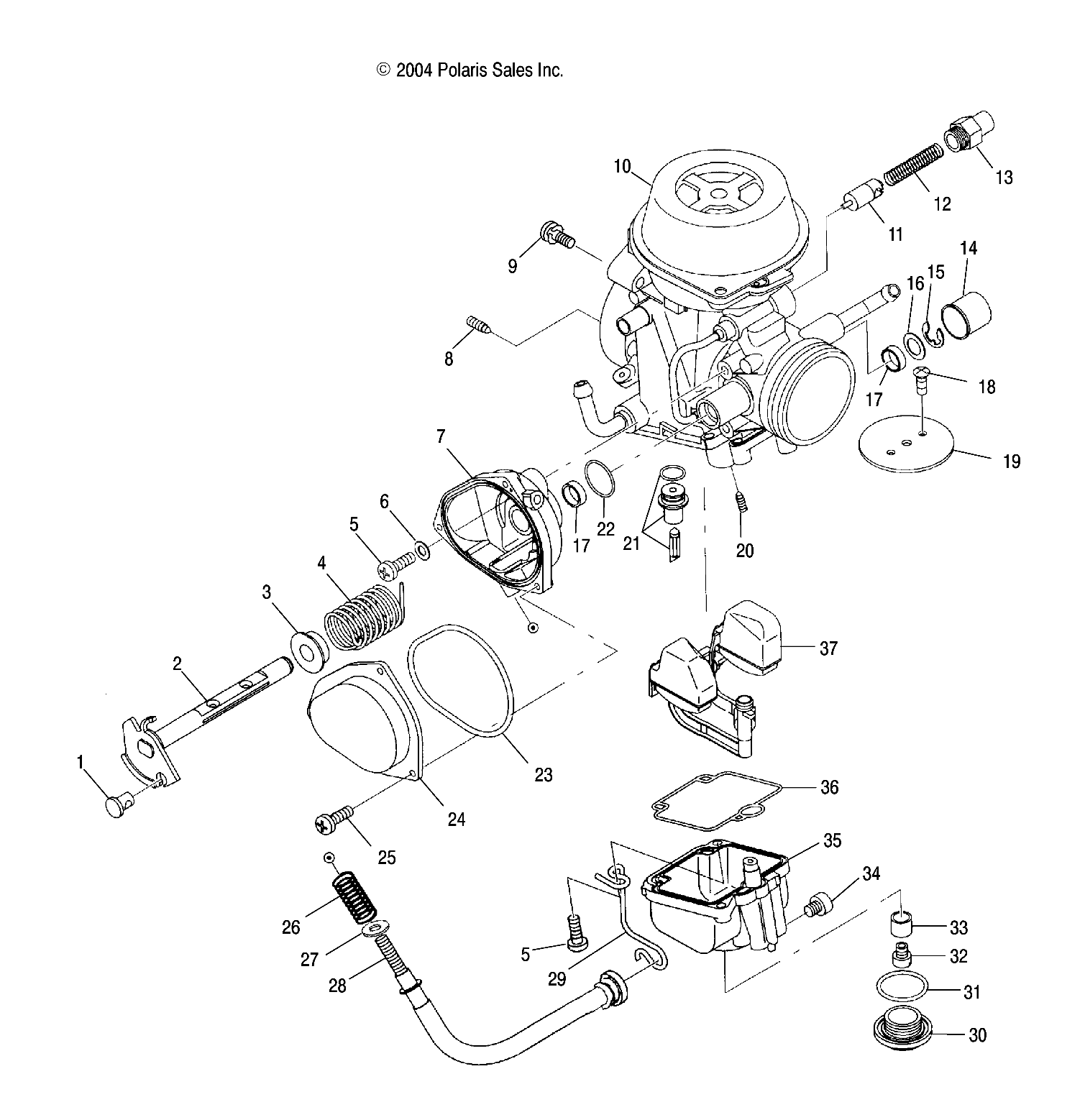 CARBURETOR - A05JD50AA/AB/AC (4995189518D11)