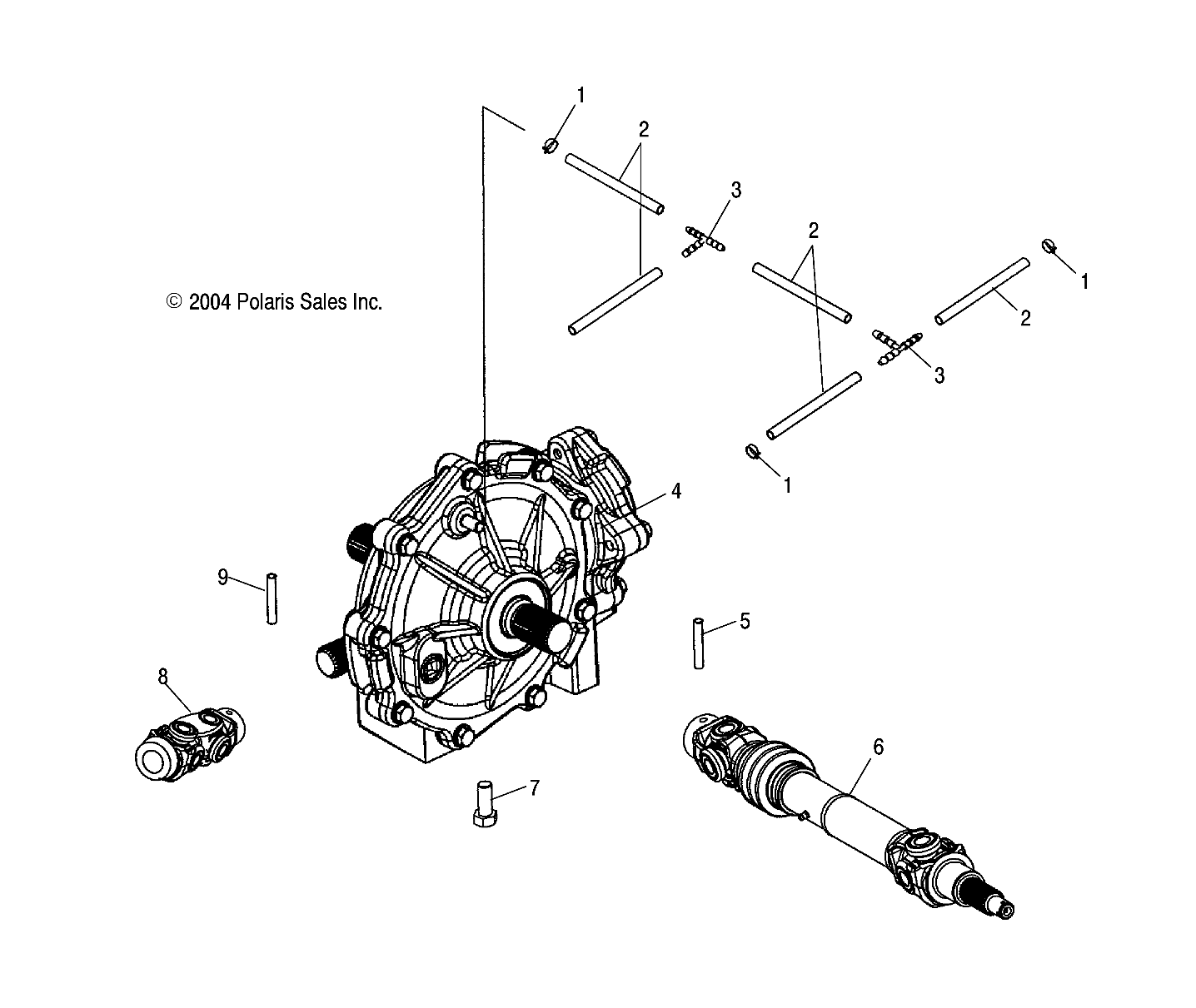 MID HOUSING (6X6) - R05RF50AA/AB (4995359535C02)