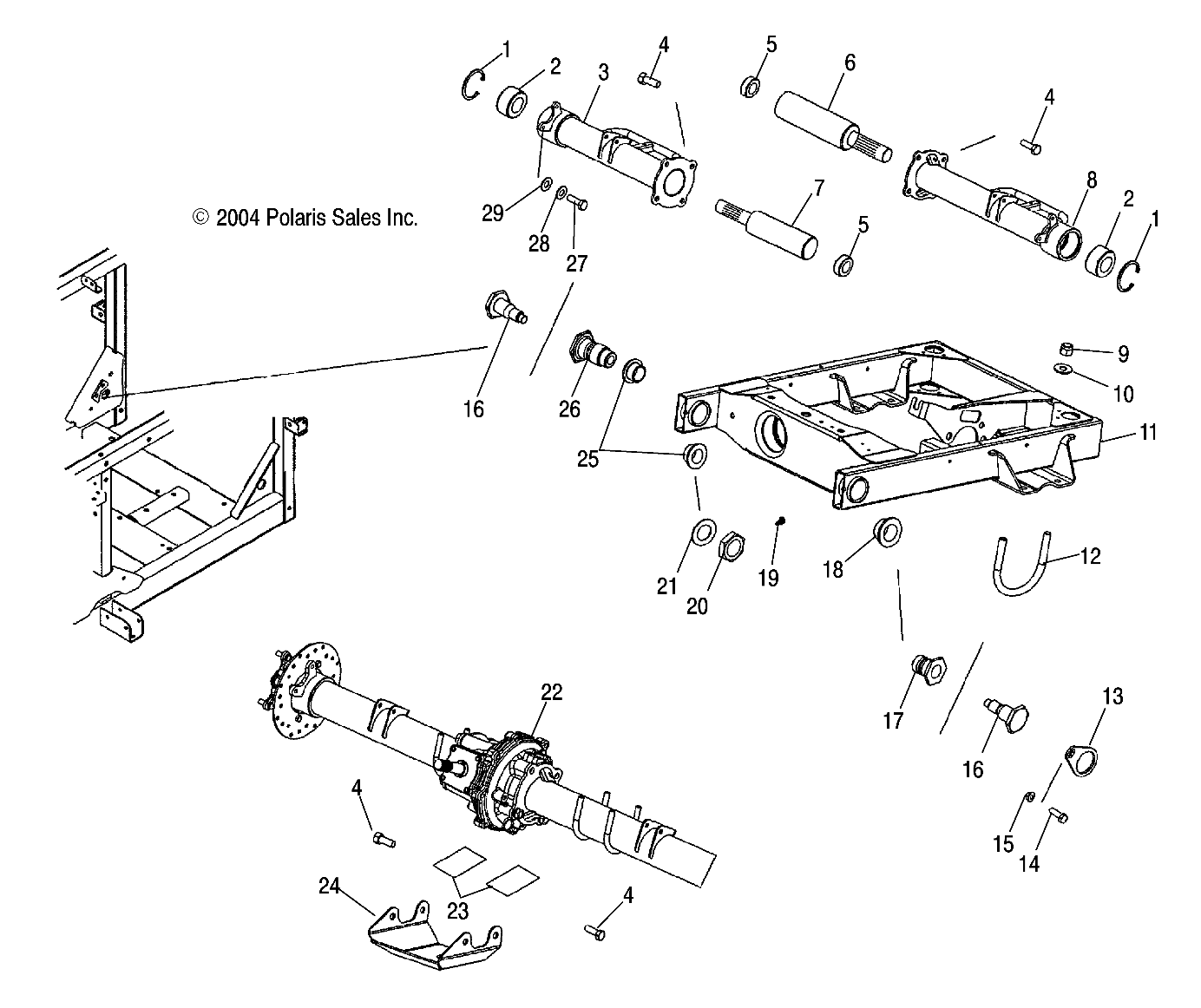 SWING ARM (6X6) - R05RF50AA/AB (4995359535D05)