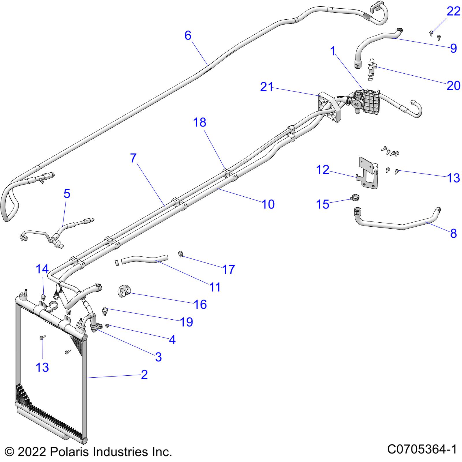 BODY, HVAC ROUTINGS - (R23RSV99AC/RS299AC) (C0705364-1)