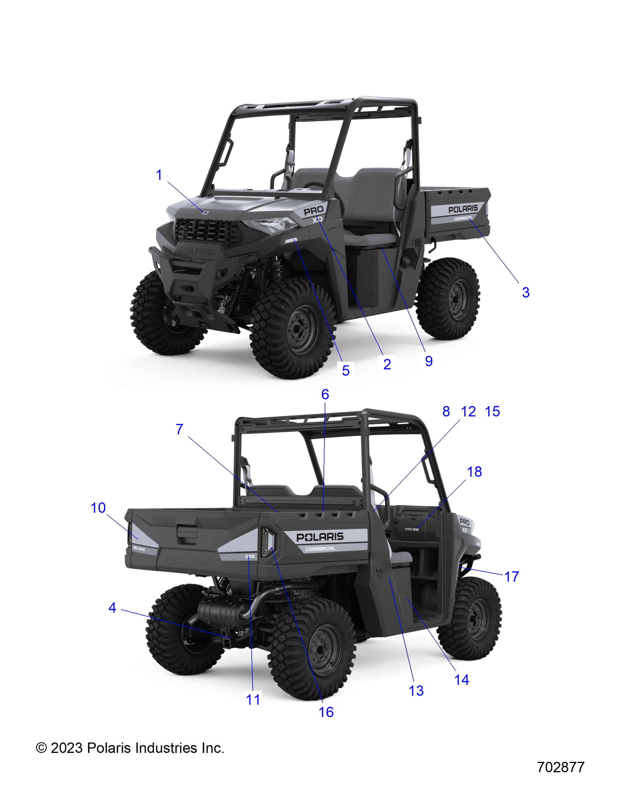 BODY, DECALS - D24M2A57B4/G57B4/U57B4/W57B4 (702877)