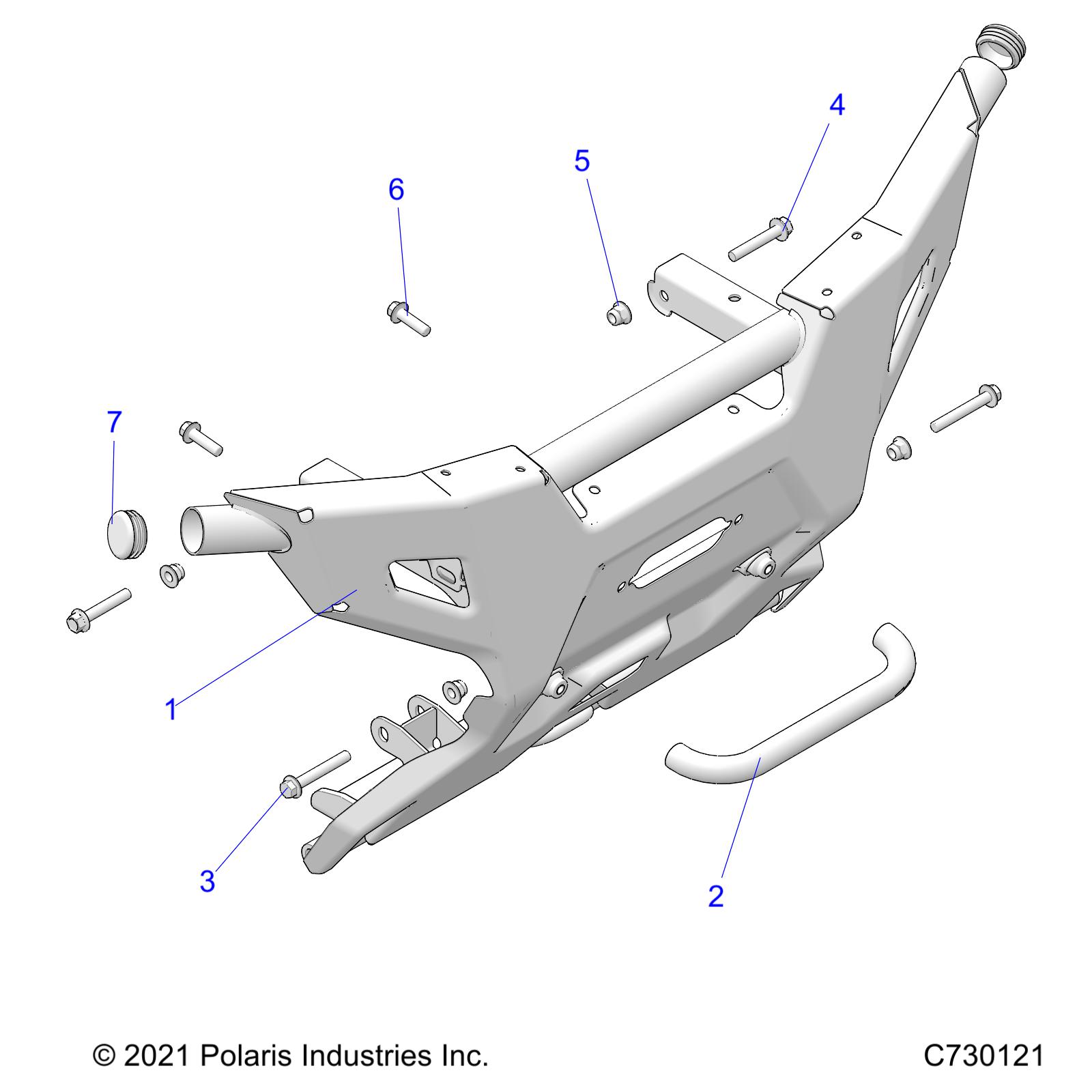 BODY, BUMPER - D23M2A57B4/G57B4/U57B4/W57B4 (C730121)