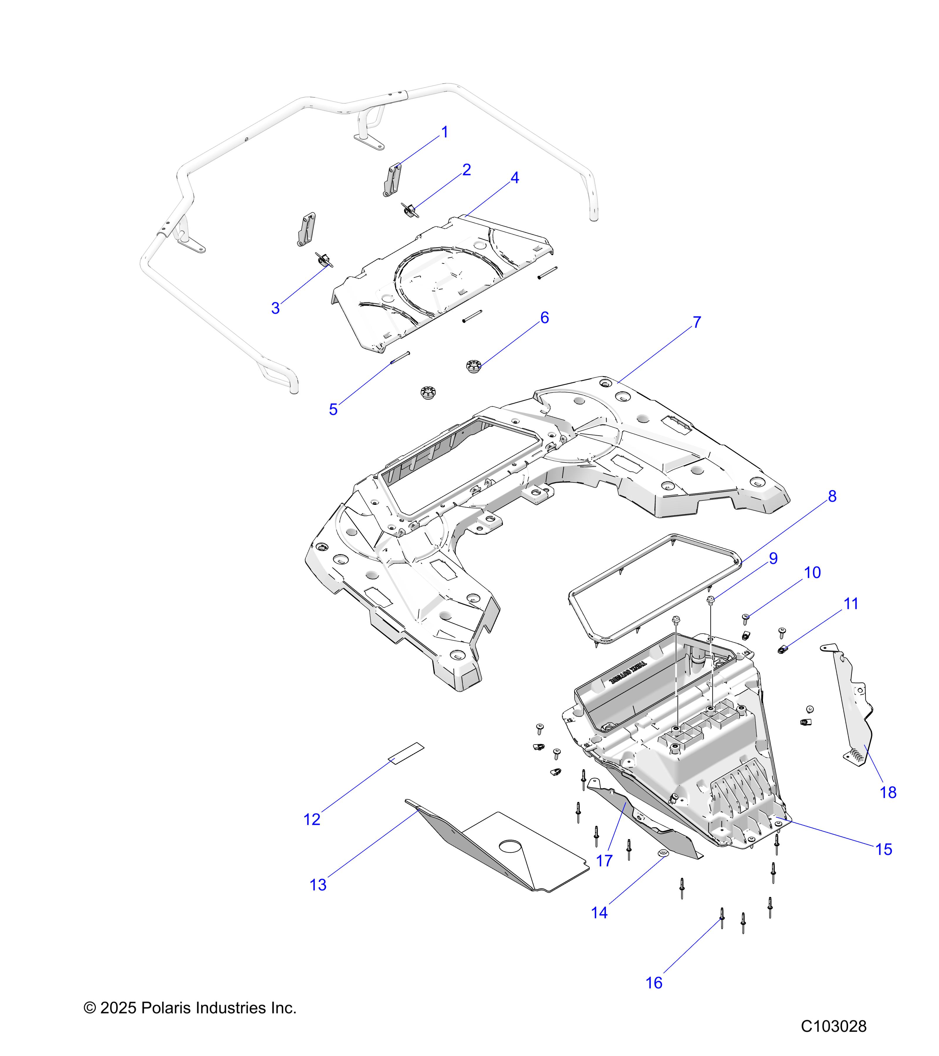 BODY, REAR RACK, STORAGE - A26SED57C1 (C103028)