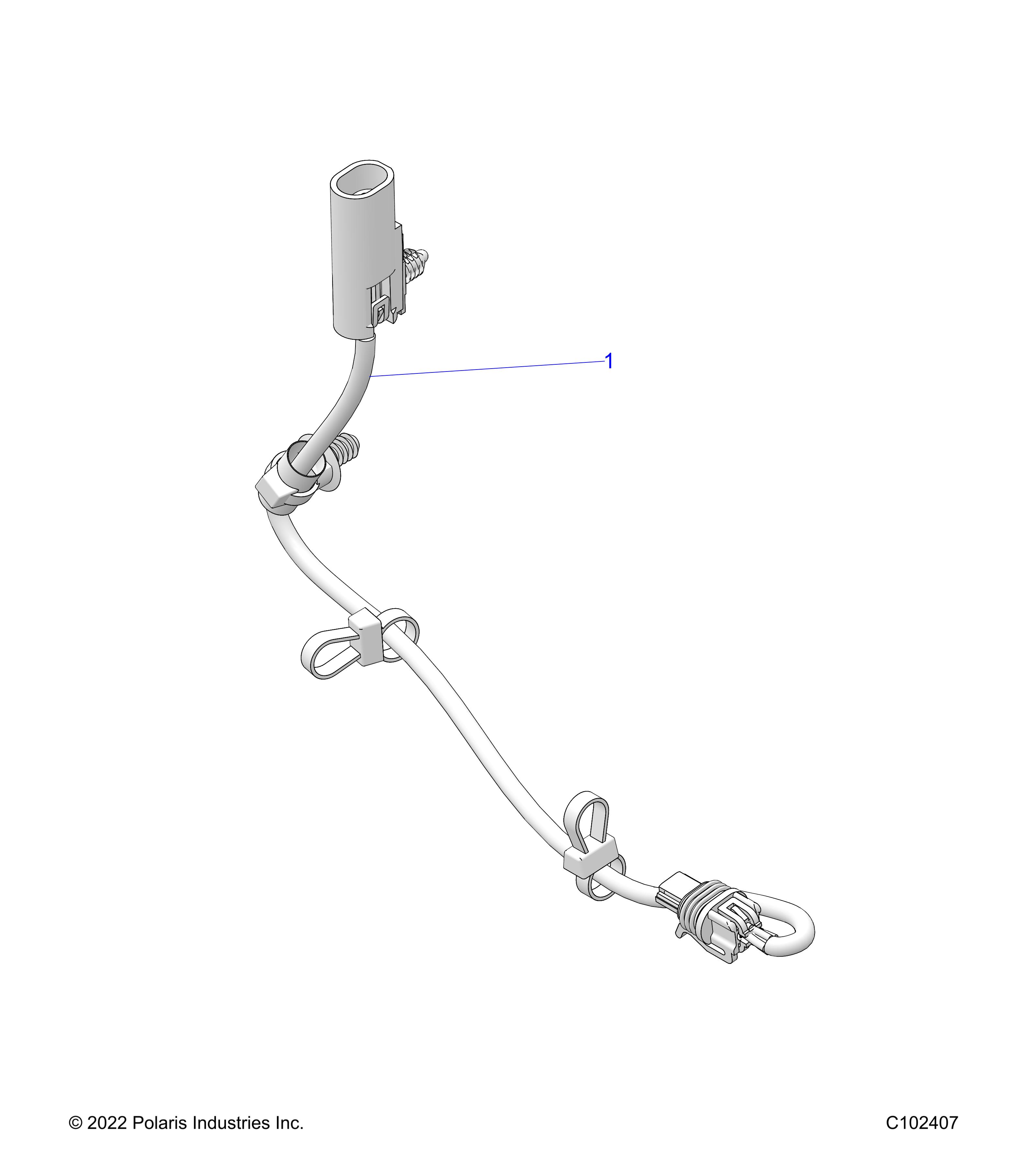 ELECTRICAL, BRAKE, HARNESS JUMPER - A23SEA50B1/B3 (C102407)