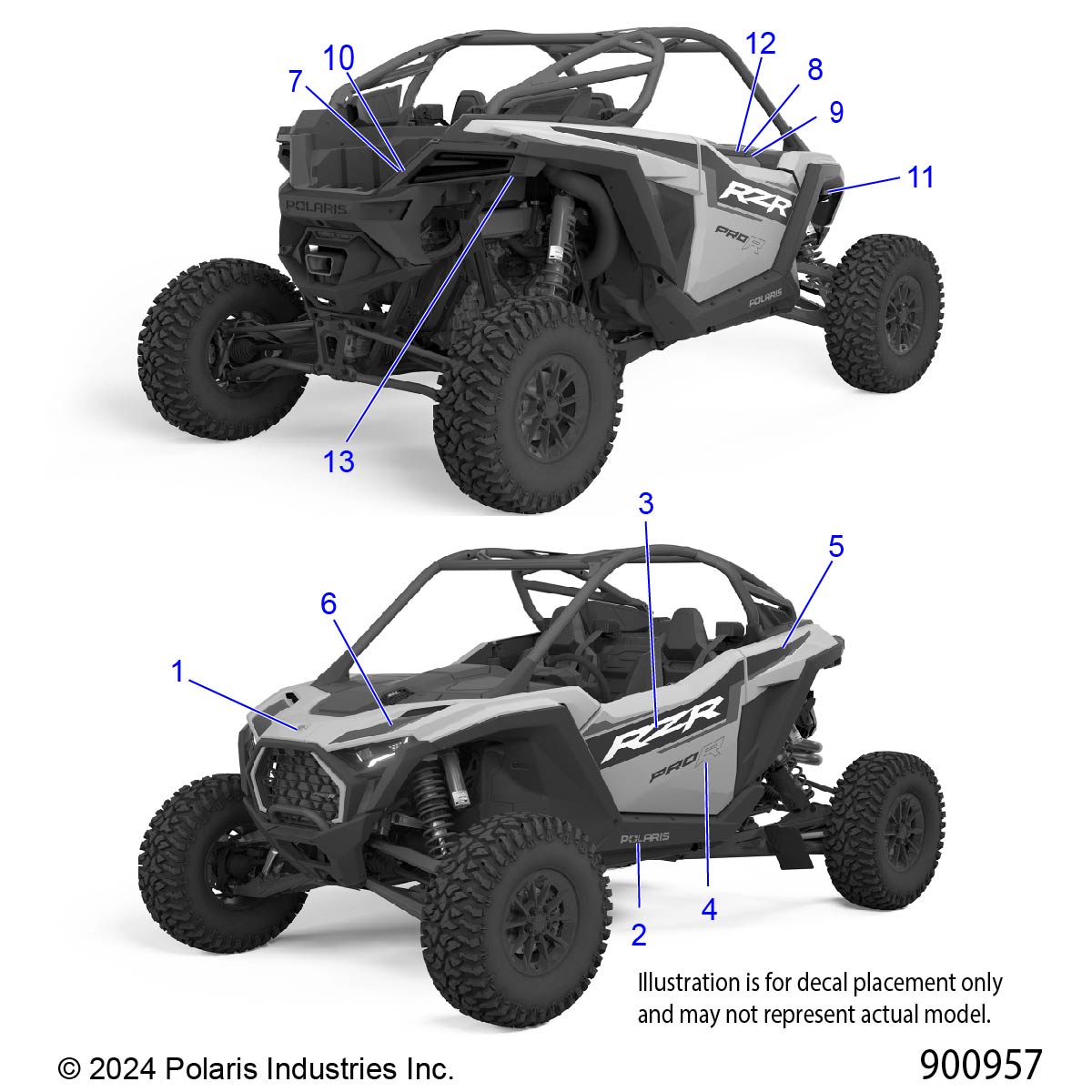 BODY, DECALS GRAPHIC - Z25RPE2KA4/B4 (900957)