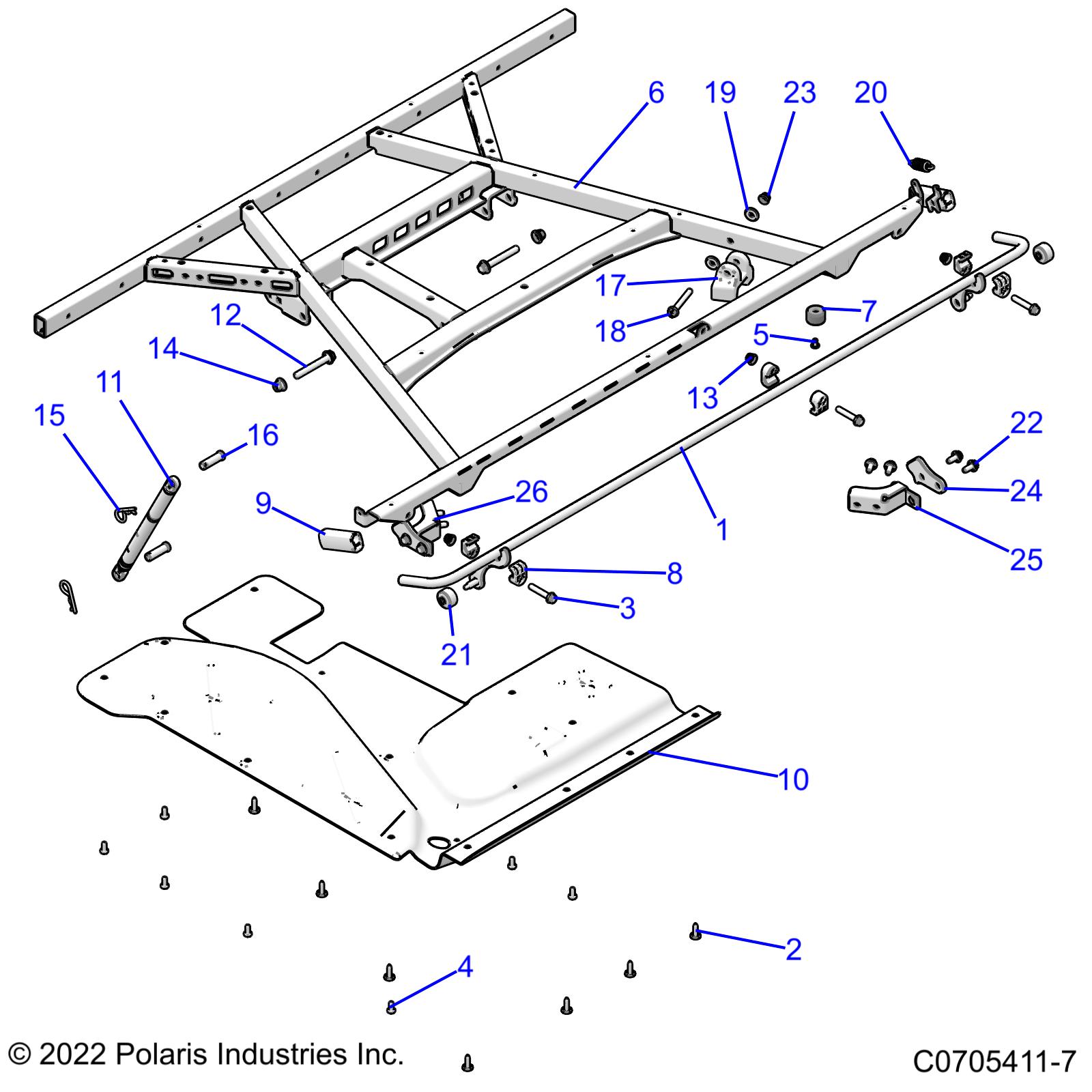 BODY, BOX, MOUNTING - R22RRH99AG/BG (C0705411-7)