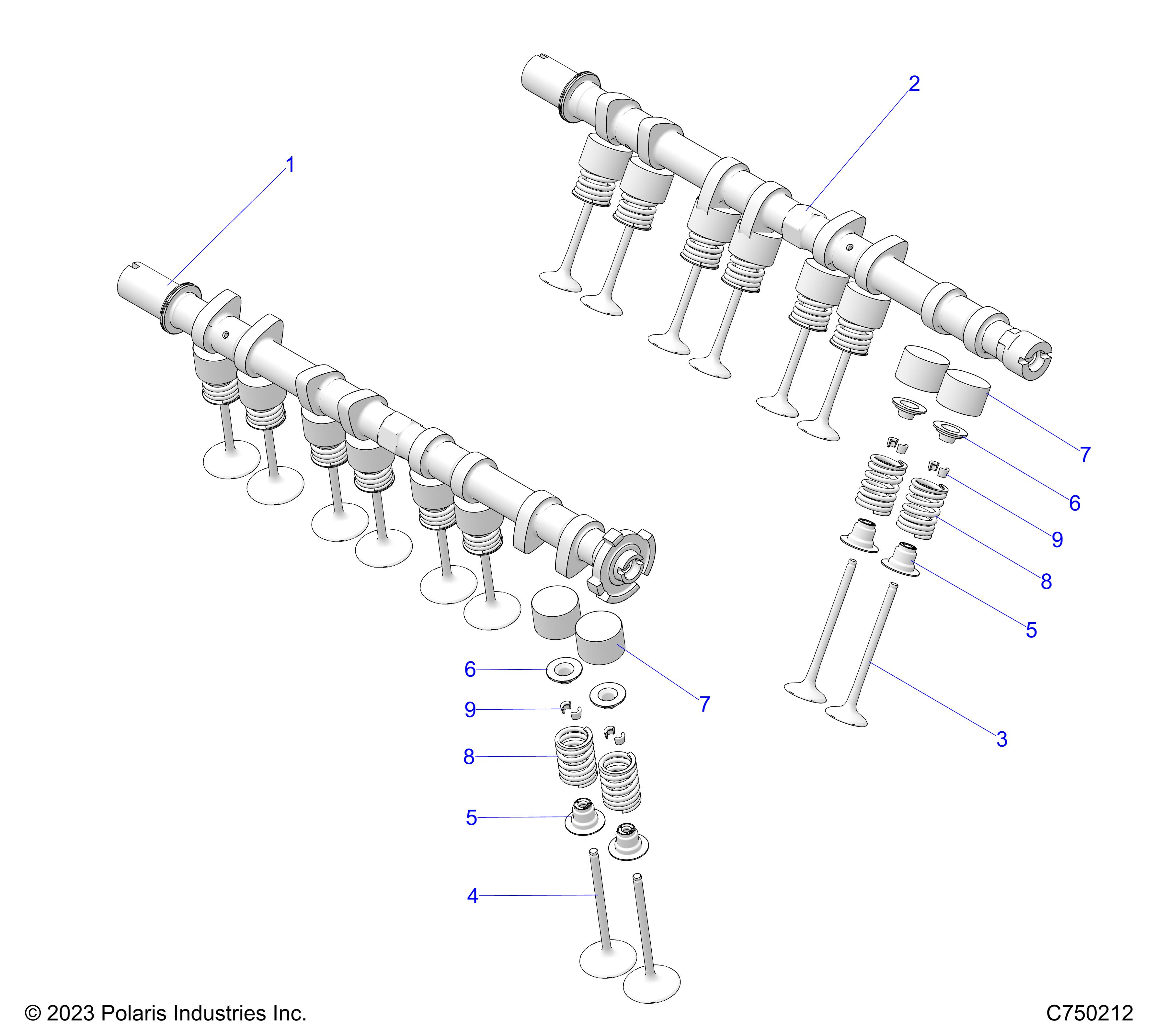 ENGINE, VALVES - Z25RPE2KA4/B4 (C7502121)