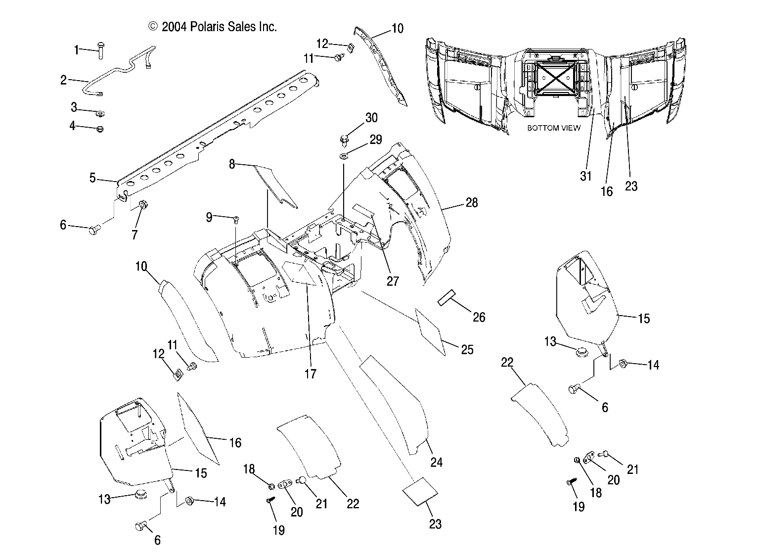 REAR CAB - A05JD32EA (4997869786A08)