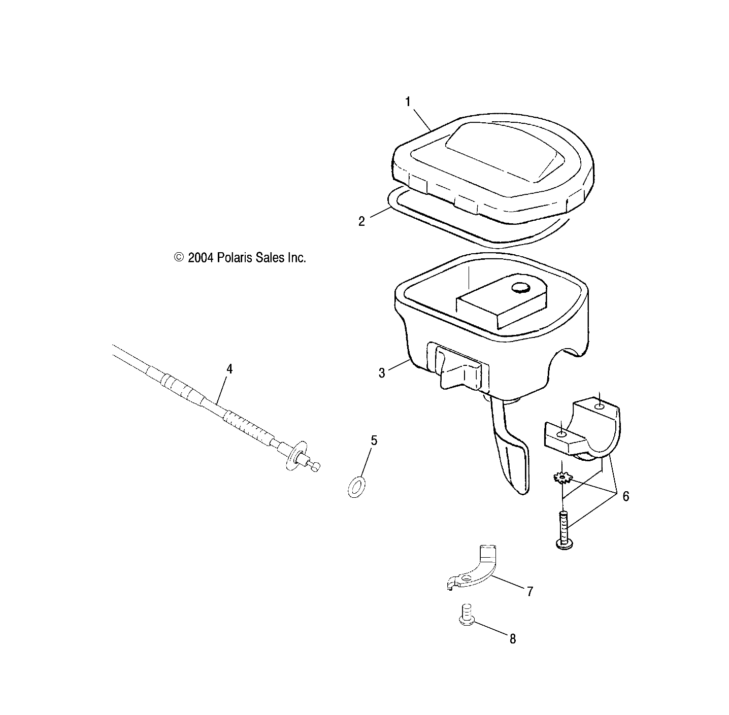 CONTROLS - THROTTLE ASM. - A05JD32EA (4997869786B14)