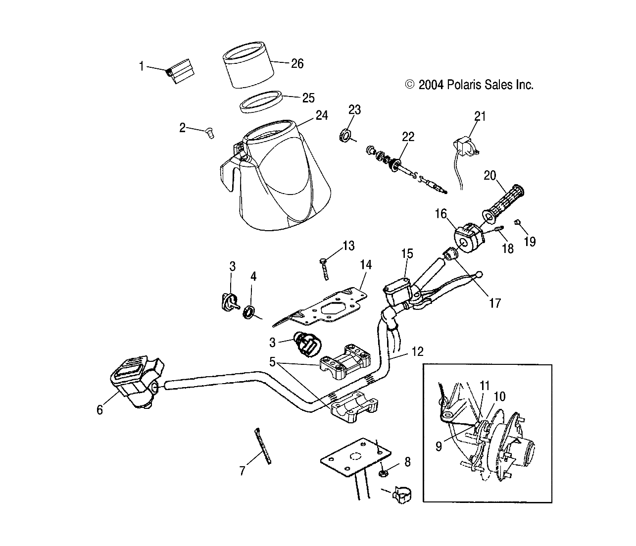 HANDLEBAR - A05JD32EA (4997869786C08)