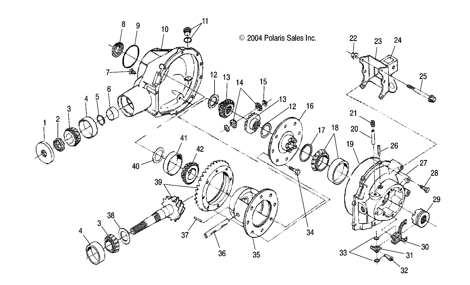 REAR CARRIER - A04JD32AA (4997869786C02)