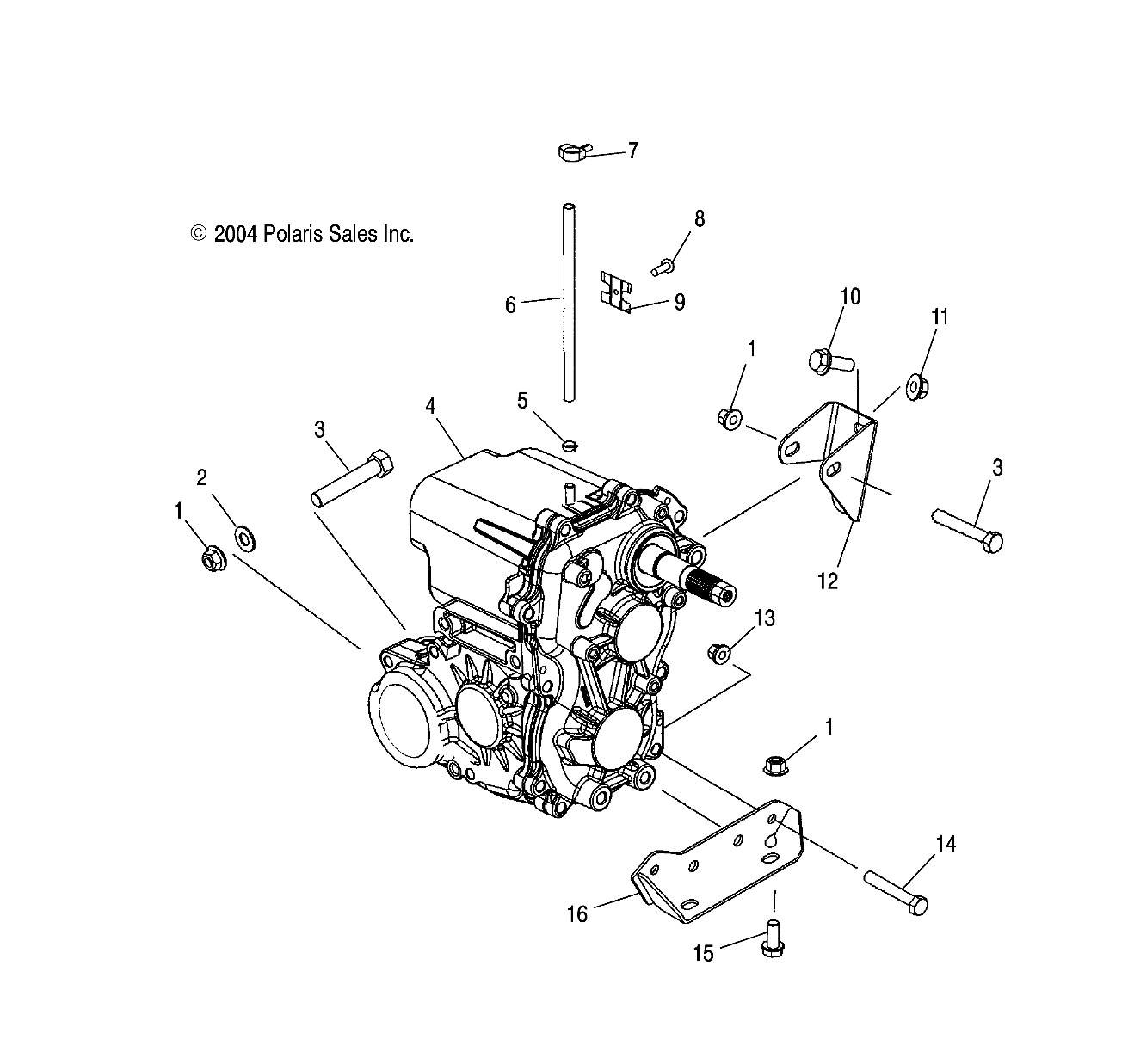 TRANSMISSION MOUNTING - R05RB63AA (4998179817B03)