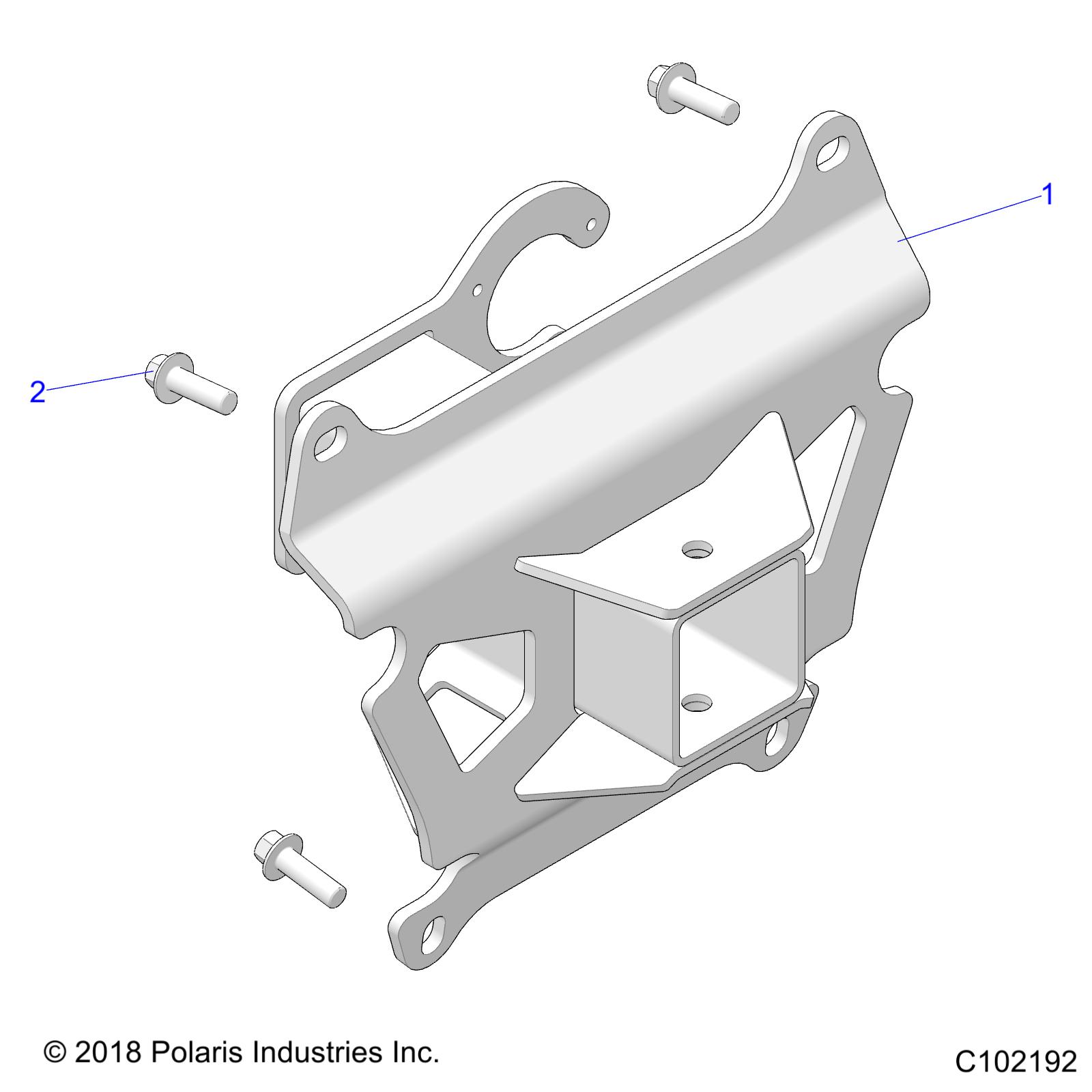 CHASSIS, HITCH MOUNT - A25SLE95CF/FF (C102192)