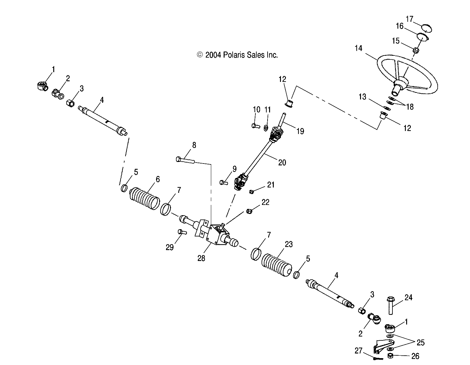 STEERING - R05RD68AA/AB (4998269826B13)