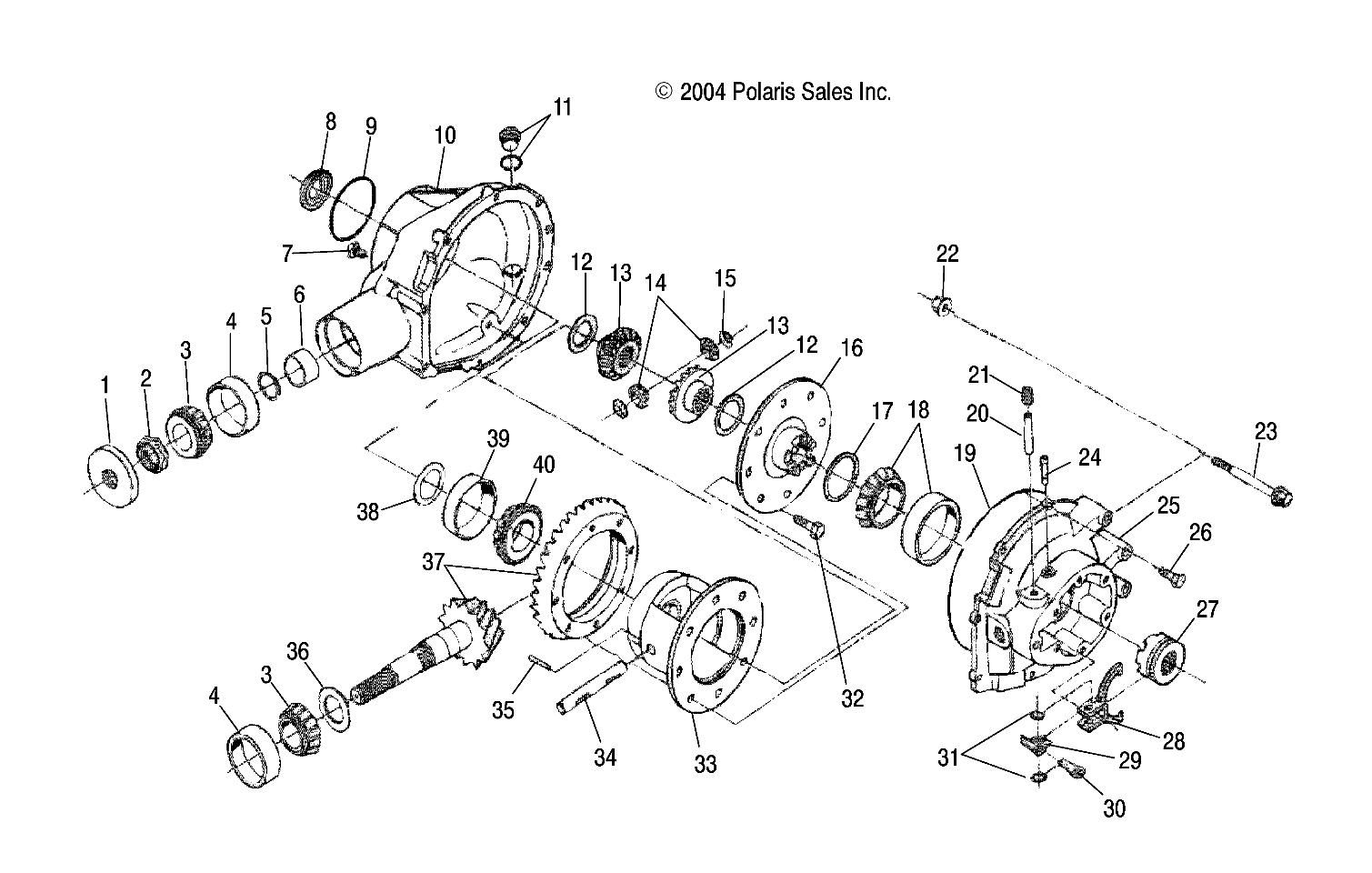 GEARCASE, REAR - R05RD68AA/AB (4998269826D02)