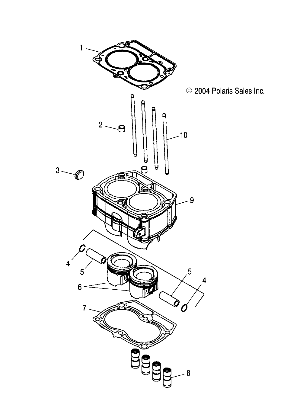 PISTON and CYLINDER - R05RD68AA/AB (4998269826D11)