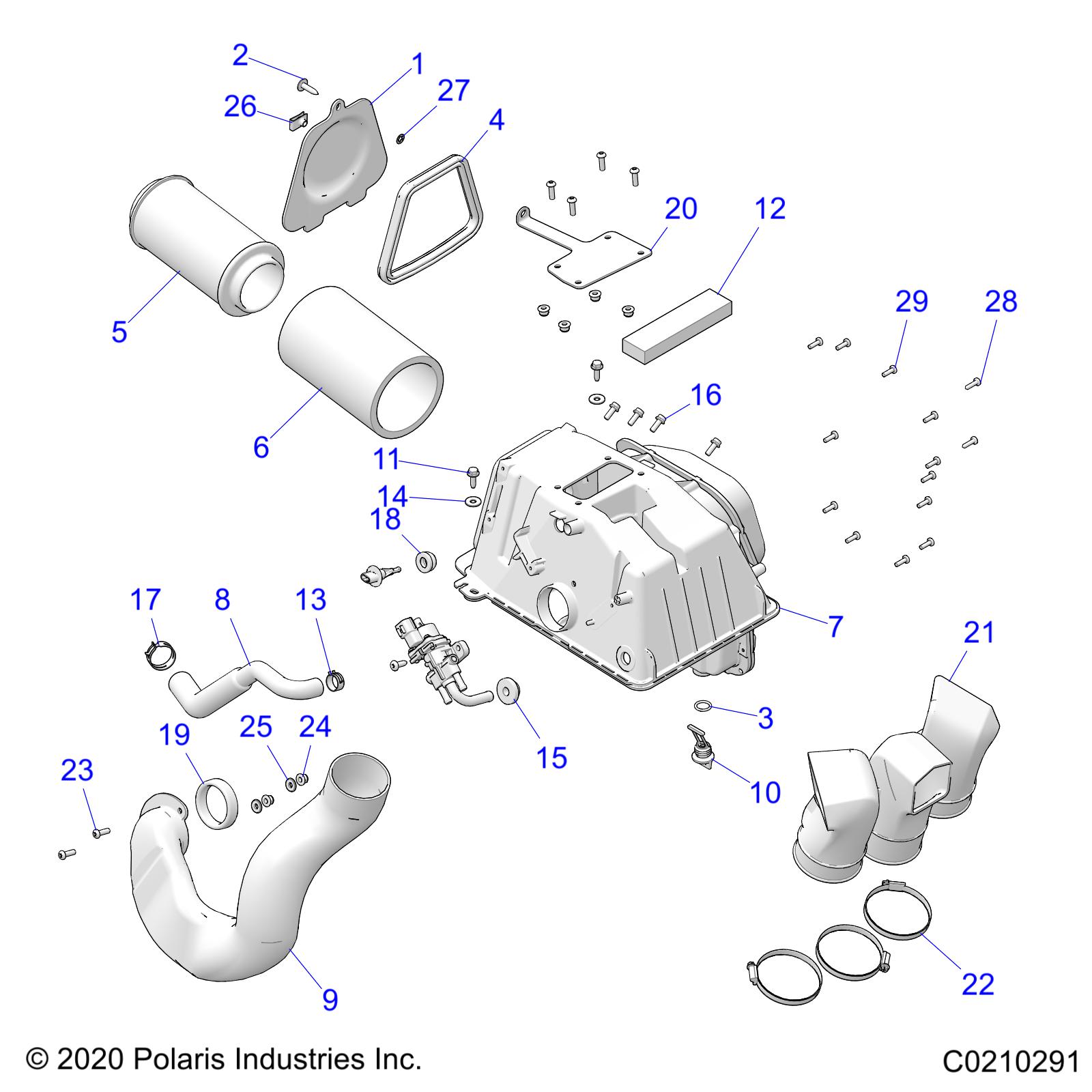 ENGINE, AIR INTAKE - A21SXN85A4 (C0210291)