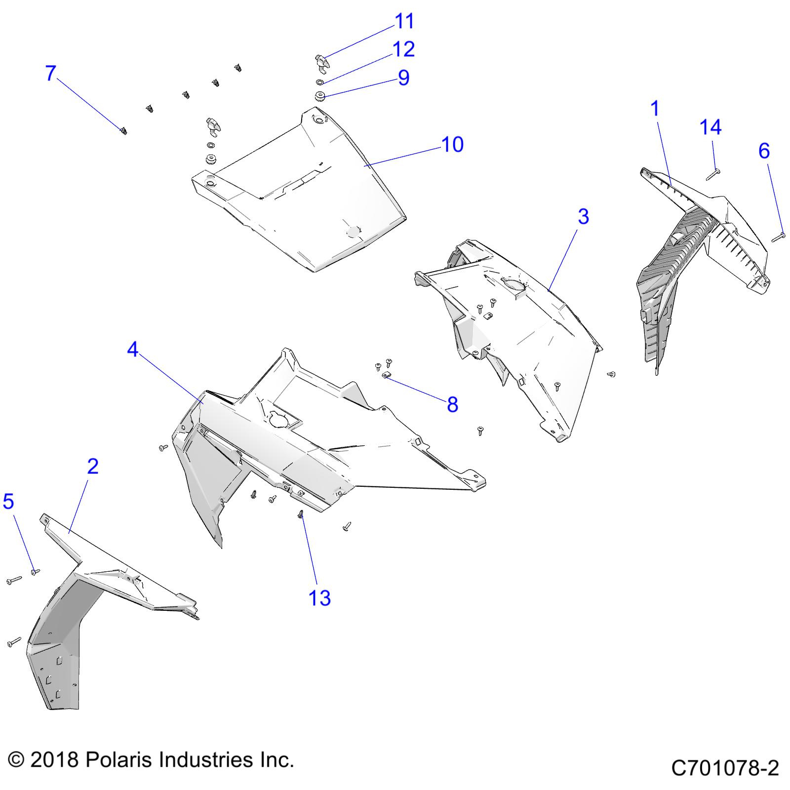 BODY, HOOD AND FRONT BODY WORK - Z20ASS99C2/CH (C701078-2)