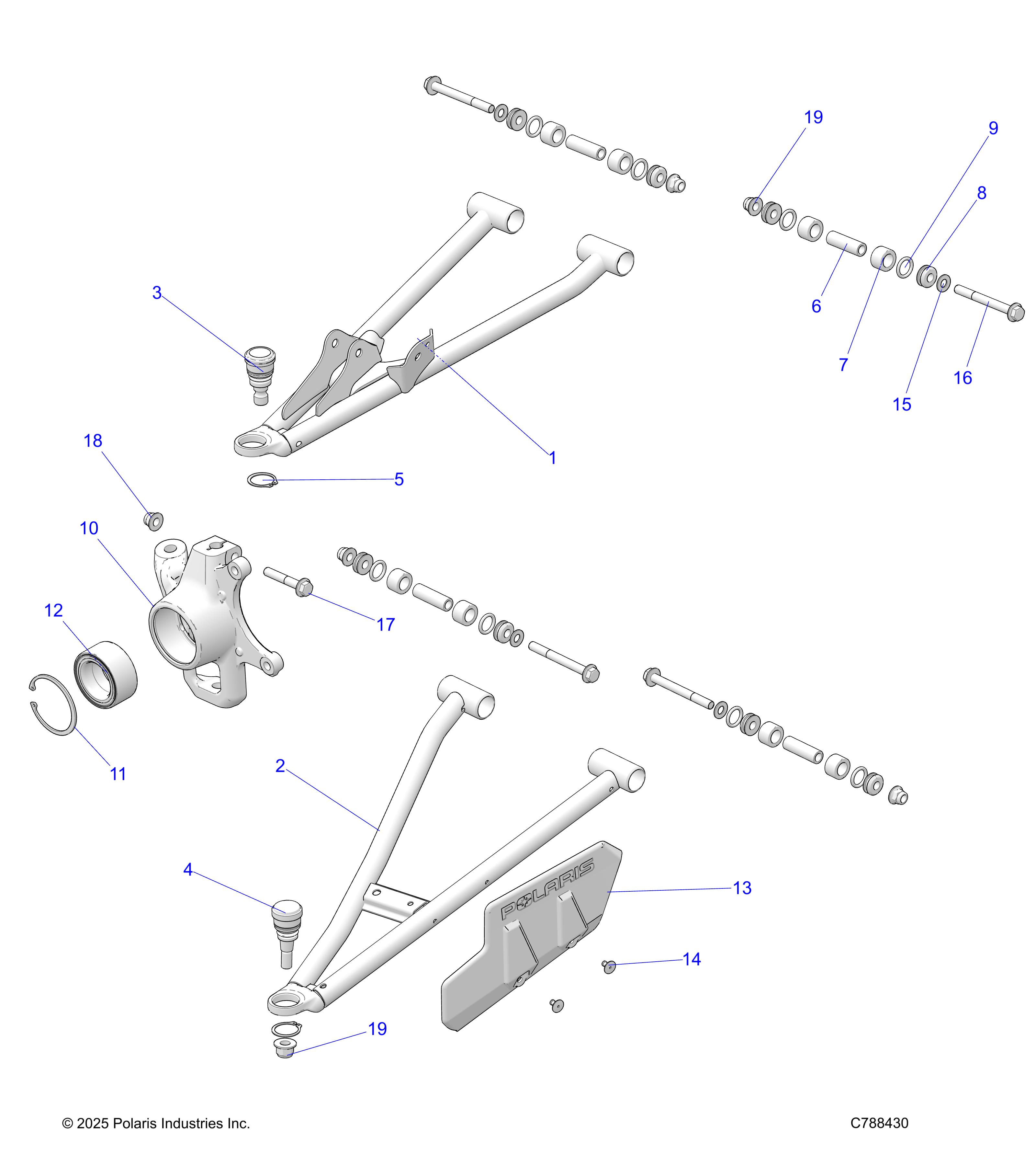 SUSPENSION, FRONT CONTROL ARMS - R24T6A99A1/B1 T6EAD/BD/AM/BM/A9/B9 (C788430)